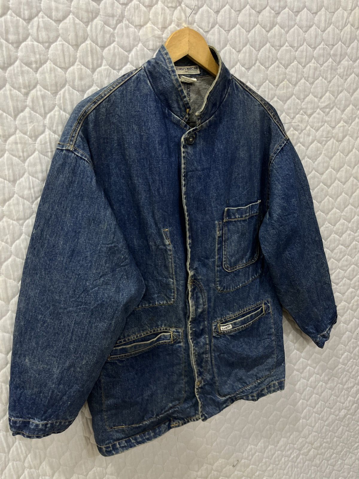 Guess (Zzzz)🔥🔥STEALS VINTAGE GUESS GEORGES MARCIANO DENIM JACKET Size US S / EU 44-46 / 1 - 6 Thumbnail