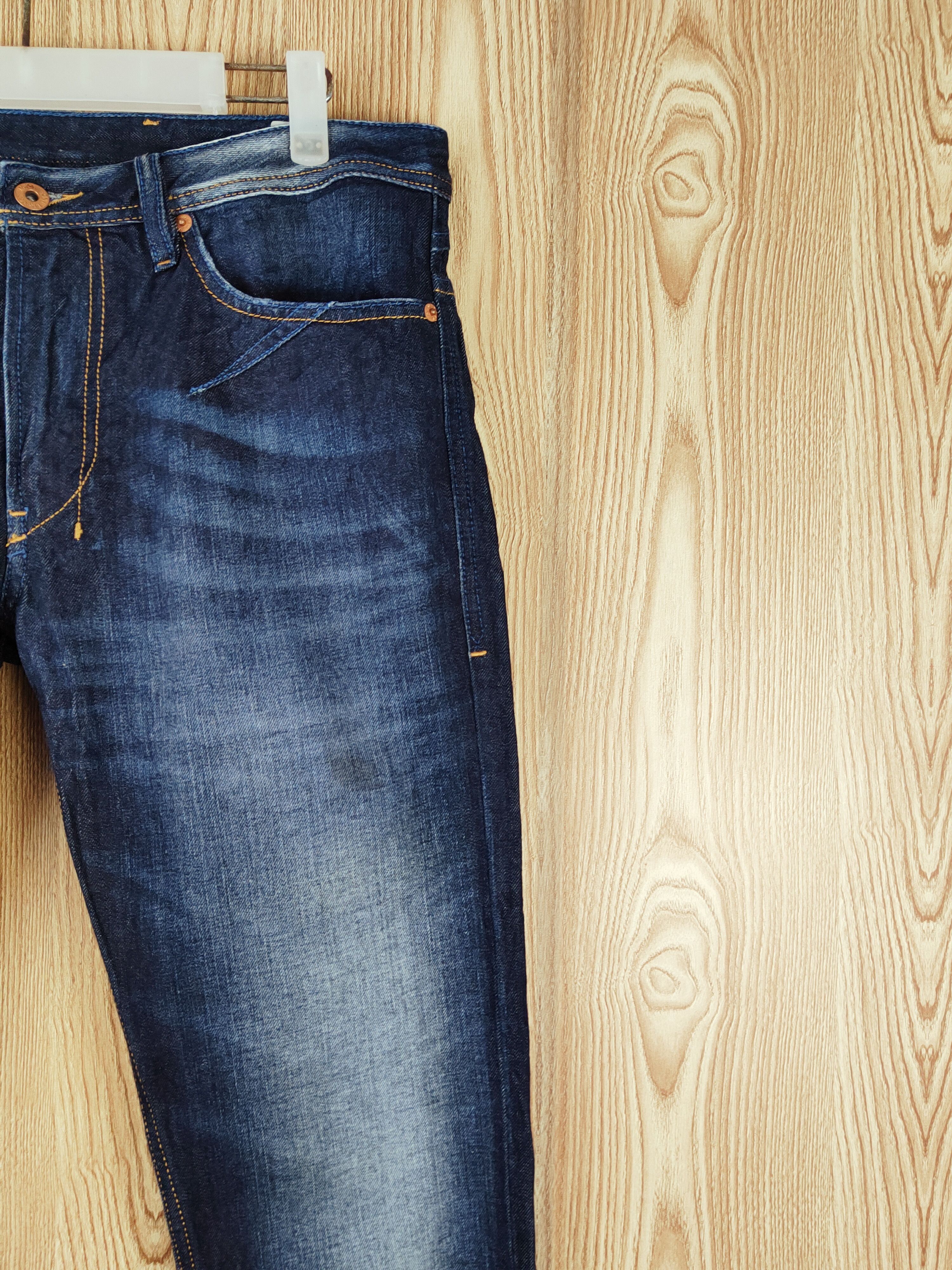 Diesel Diesel Dark Blue Distressed Ripped Jeans #S2691 Size US 31 - 6 Thumbnail