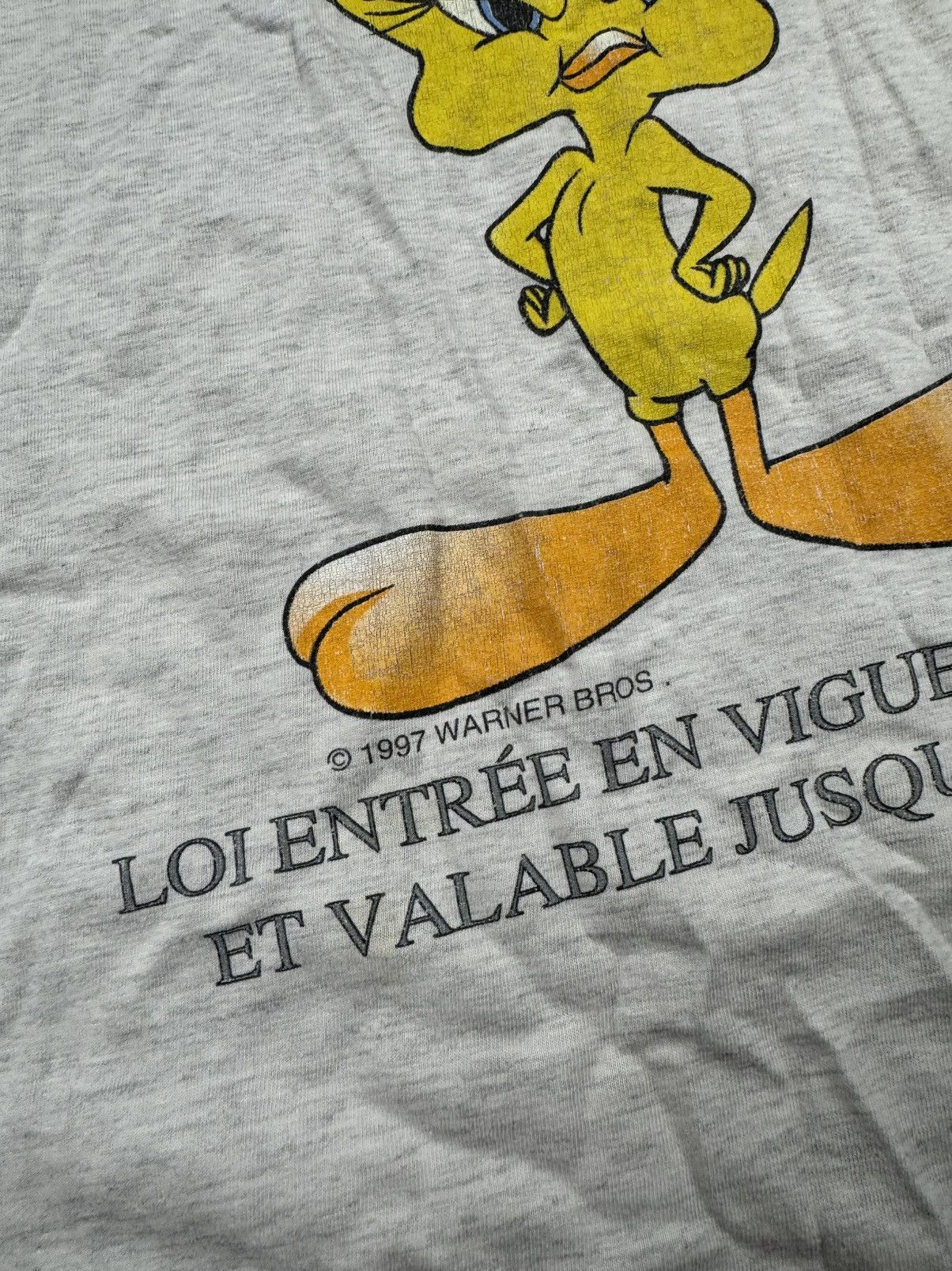 Warner Bros VINTAGE 1997 LOONEY TUNES TWEETY RARE WARNER BROS TEE Y2K Size US XL / EU 56 / 4 - 3 Thumbnail