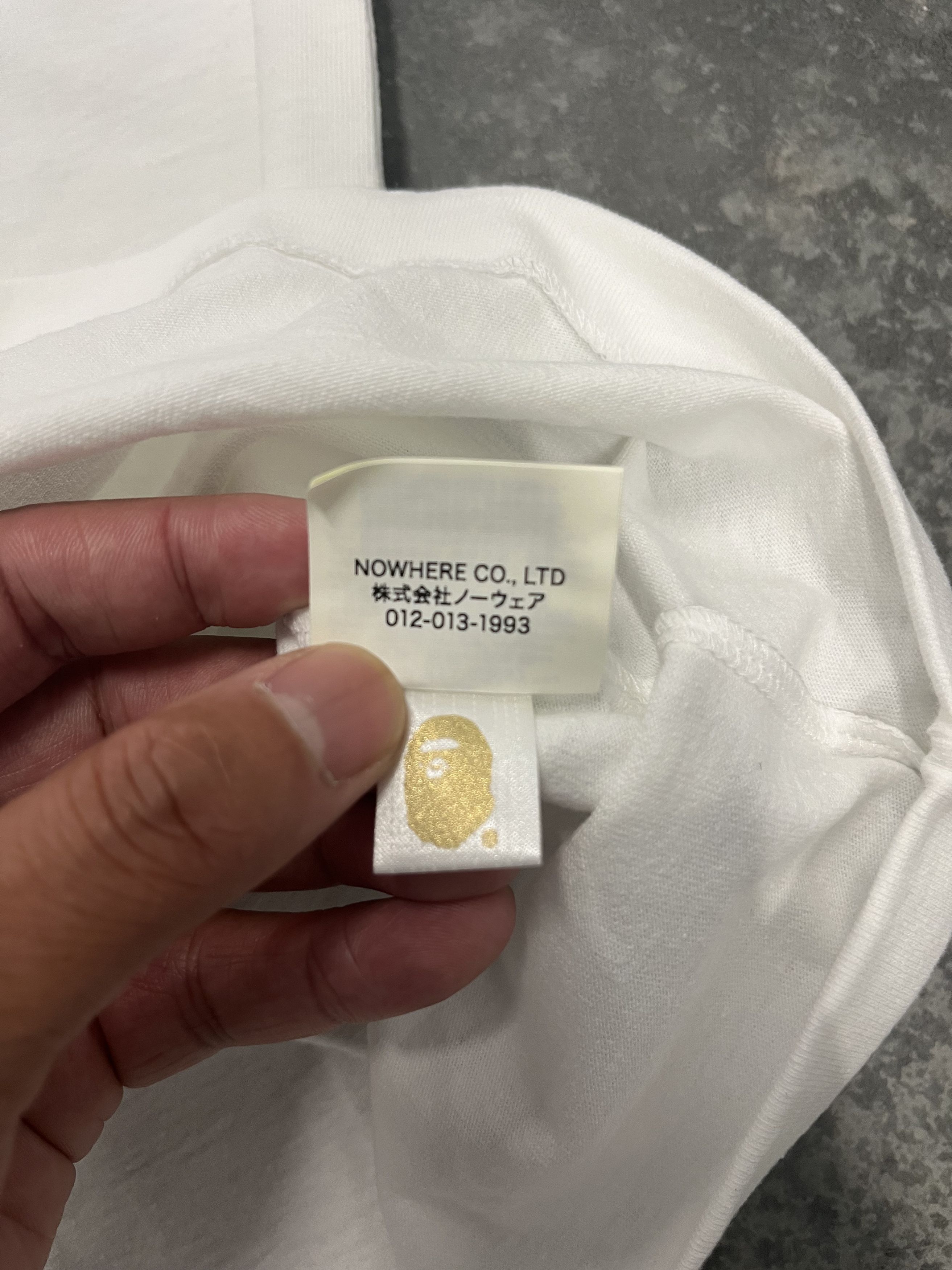 A.P.C. × Bape BAPE x A.P.C A bathing A.P.C. T shirt White M Size US M / EU 48-50 / 2 - 6 Thumbnail
