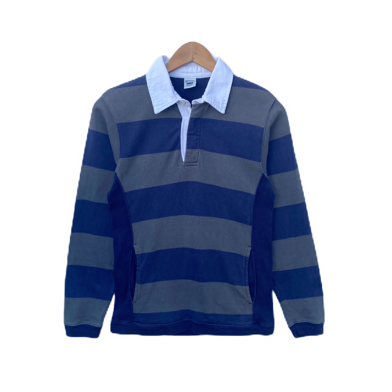Other POLO SHIRT SIZE SMALL PULLOVER STRIPED WITH POCKETS Size US S / EU 44-46 / 1 - 1 Thumbnail