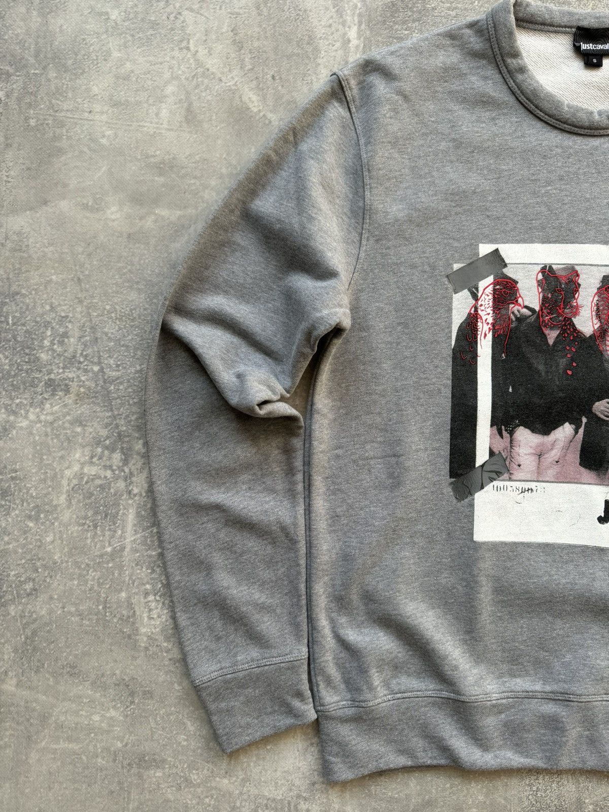 Just Cavalli Just Cavalli Grey Sweatshirt Size US S / EU 44-46 / 1 - 4 Thumbnail