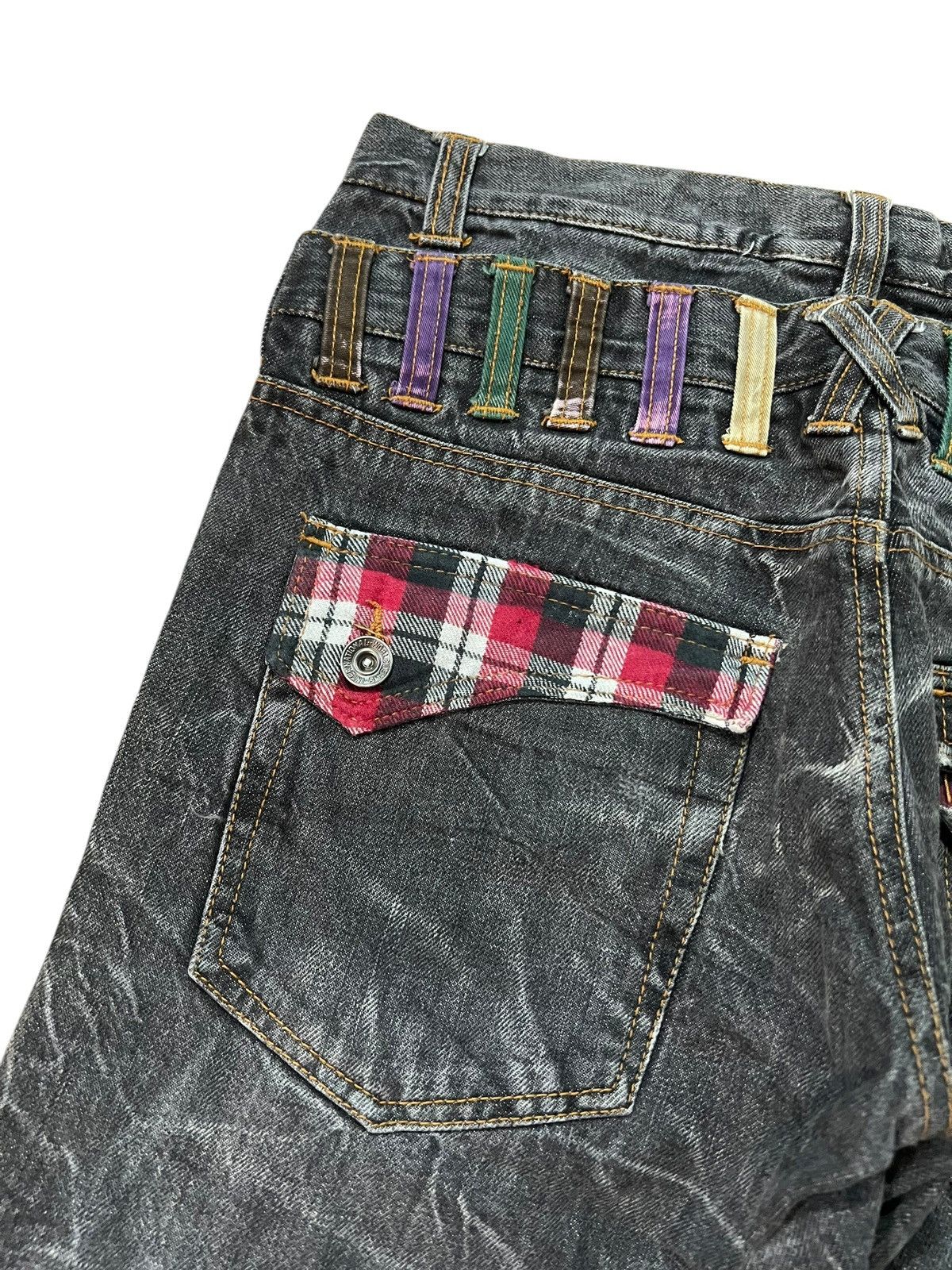 Japanese Brand 💥Double Waist💥Vintage Nylaus Clothing Clawmark If Six Style Size US 31 - 12 Thumbnail
