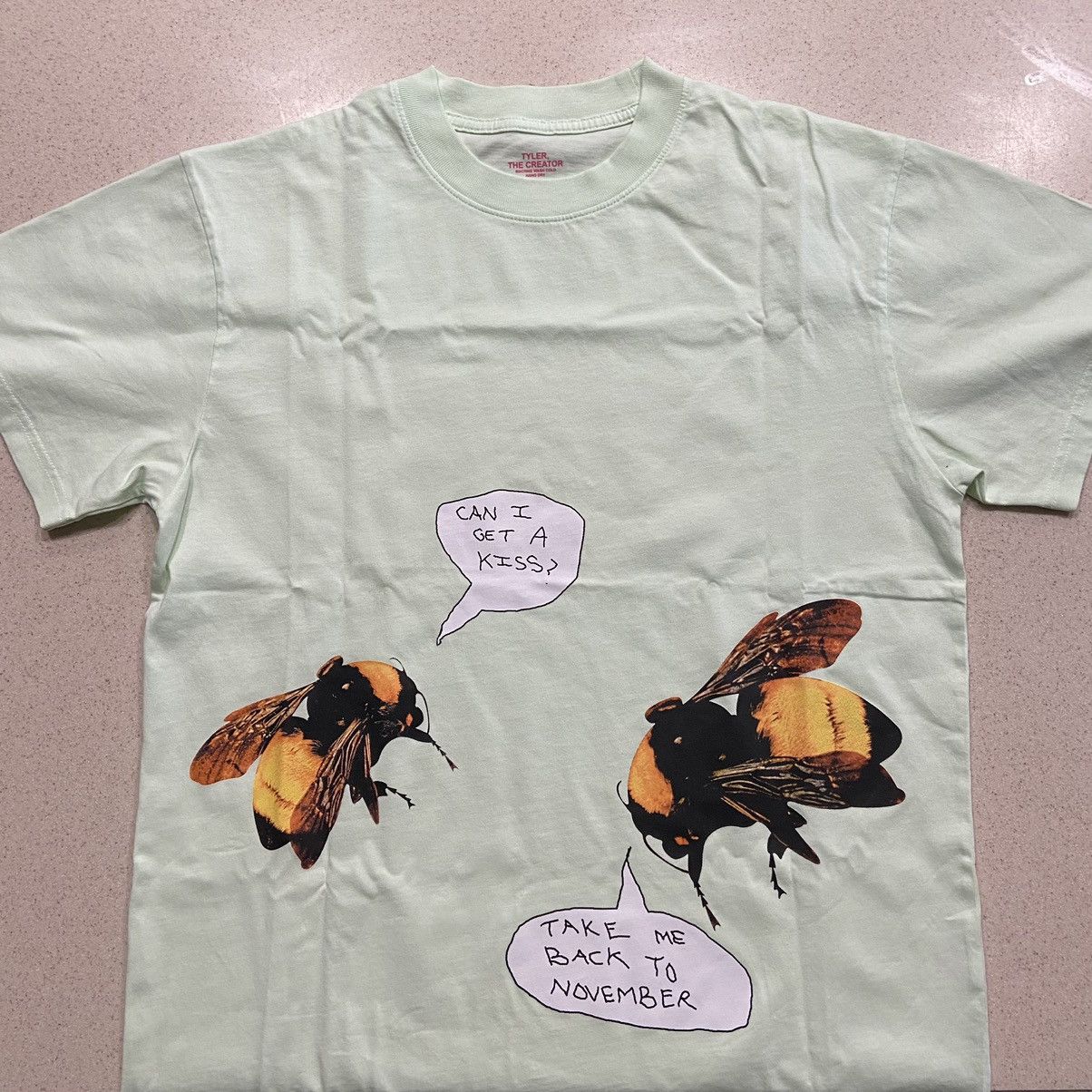 Golf Wang Tyler The Creator TYLER THE CREATOR FLOWER BOY BEE CAN I GET A KISS TEE Grailed