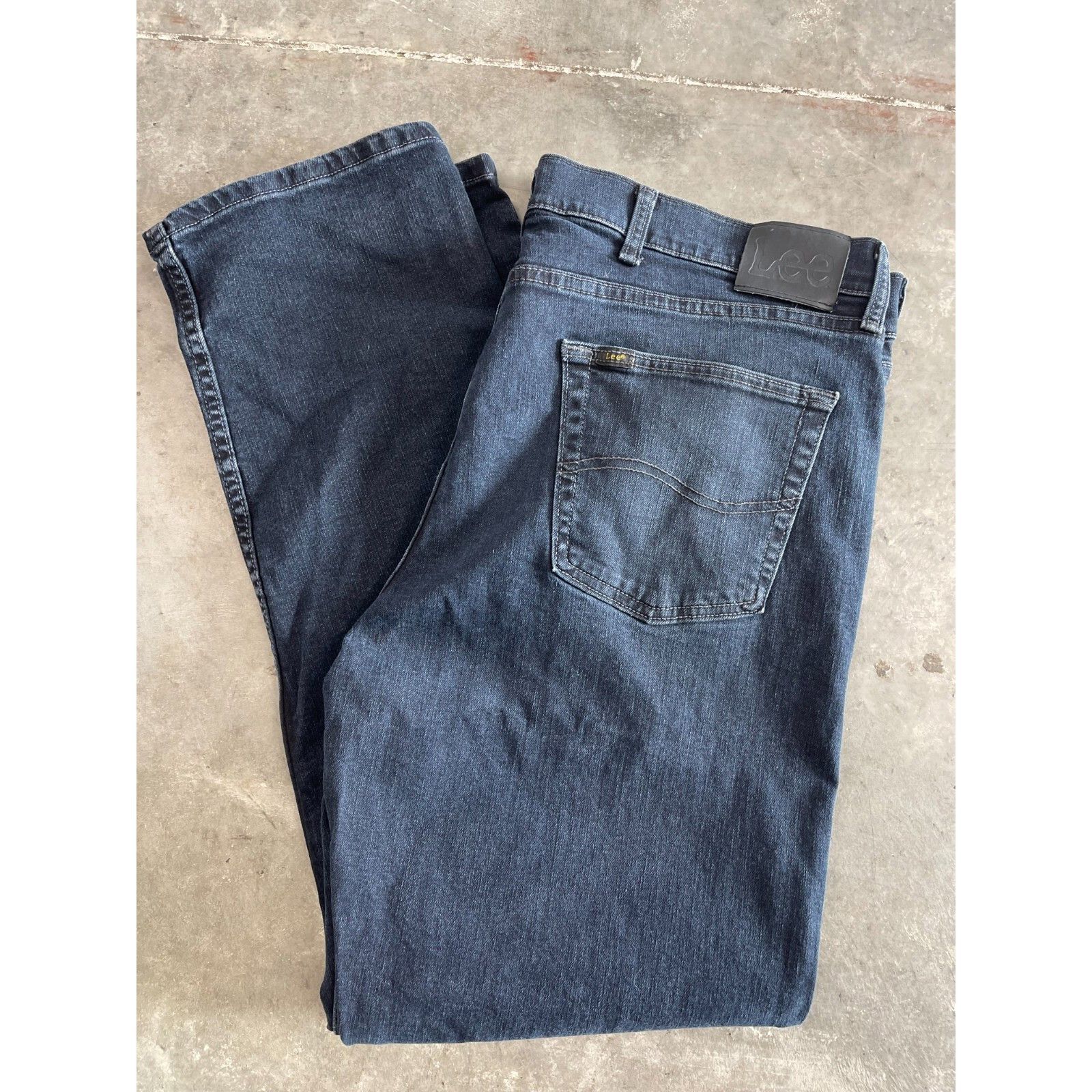 Lee VTG Y2K 90S LEE DENIM 38 X 32 STRAIGHT LEG SKATER BAGGY BLUE Size US 38 / EU 54 - 1 Thumbnail