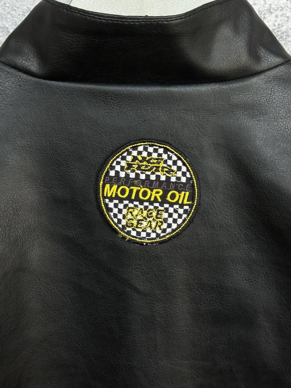 No Fear No Fear Racing Faux Leather Jacket Moto Biker Patches Zip Size US S / EU 44-46 / 1 - 10 Thumbnail