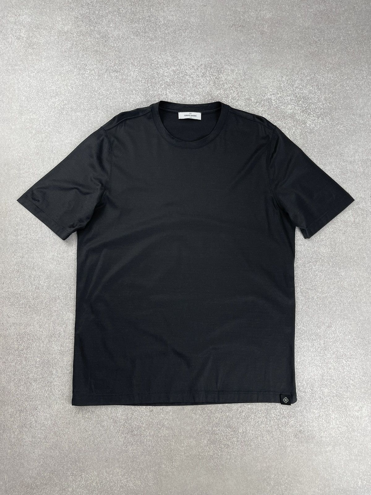 Gran Sasso Gran Sasso Cotton Crew Neck Grey T-Shirt Men's Size US M / EU 48-50 / 2 - 1 Thumbnail