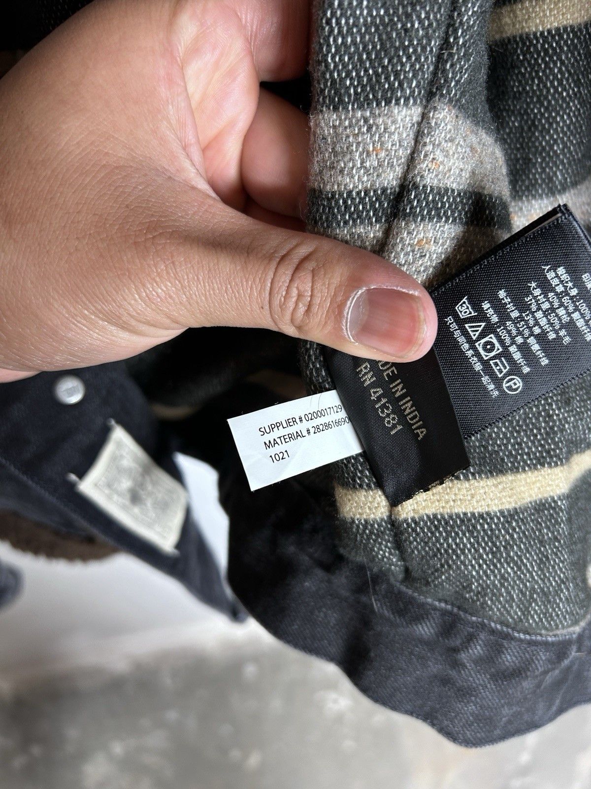 RRL Ralph Lauren RRL Ralph Lauren Faux Grizzly Fleece Denim Shearling Jacket Size S / US 4 / IT 40 - 15 Thumbnail