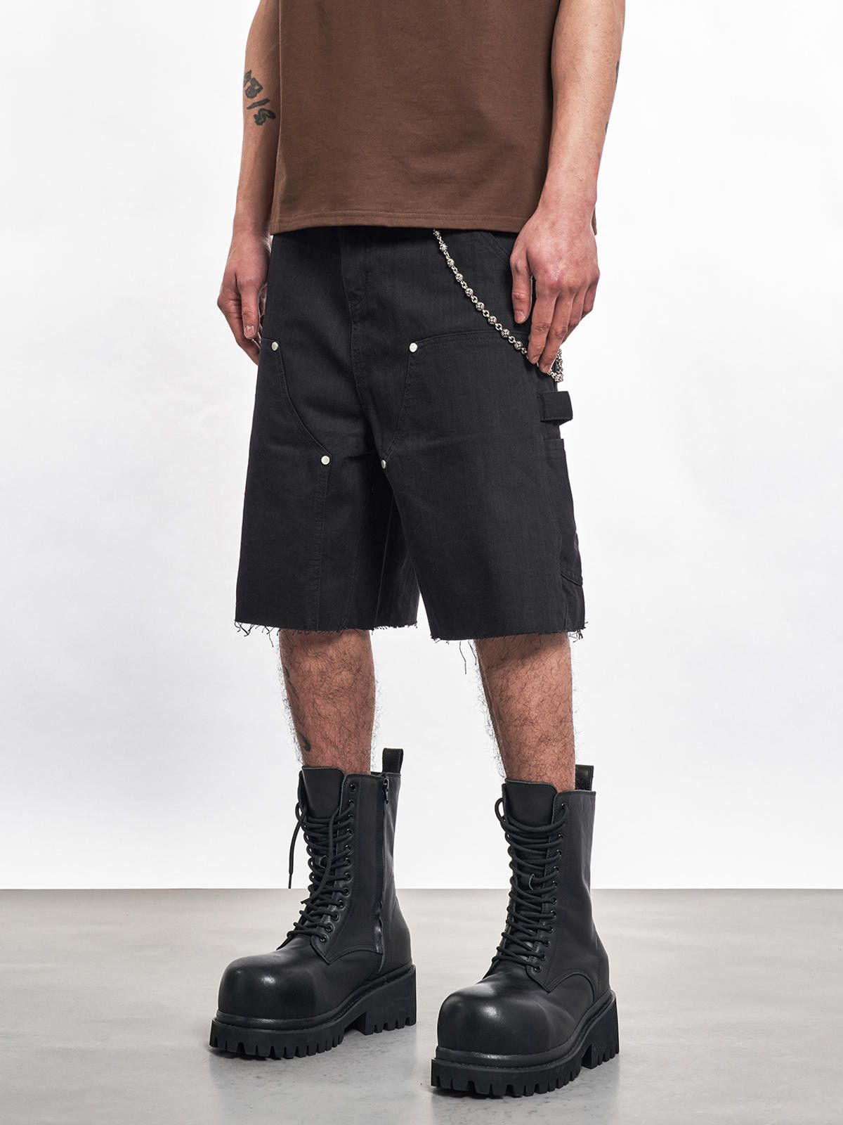 Carpenter Black Cargo Shorts