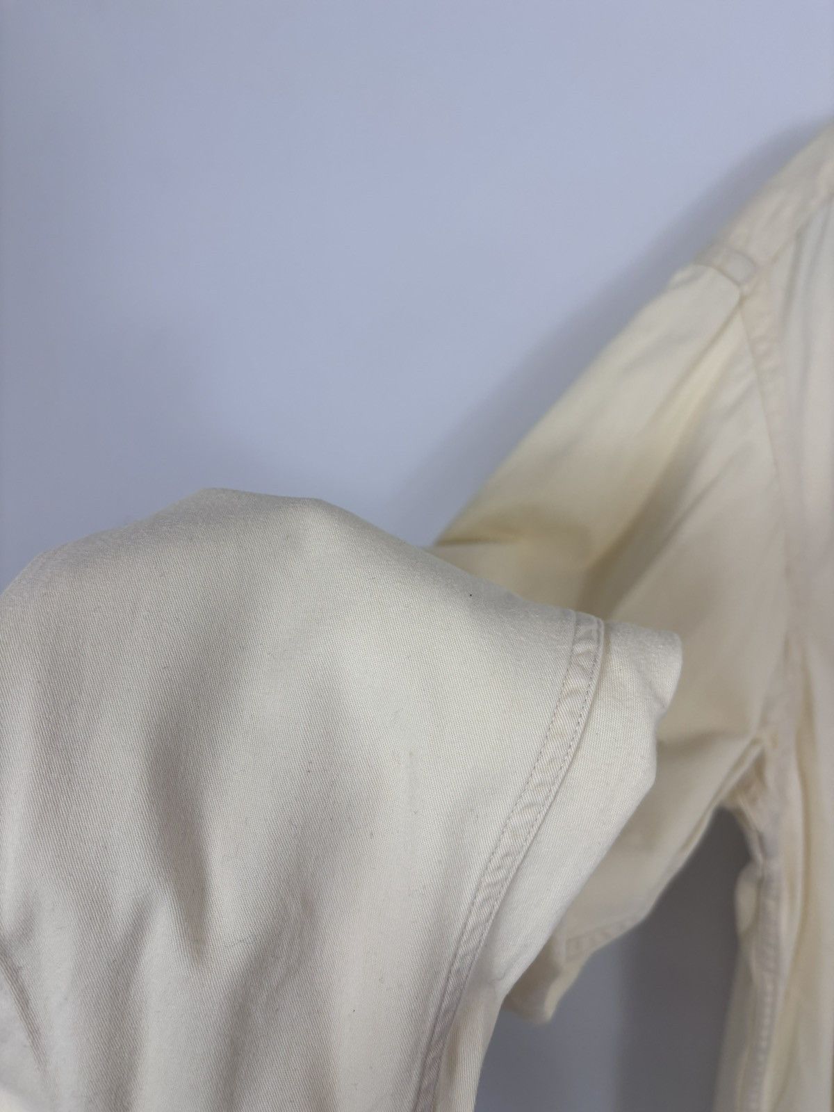 Avirex Vintage Avirex USA Ivory Yellow Button Up Long Sleeve Shirt Size US L / EU 52-54 / 3 - 8 Thumbnail