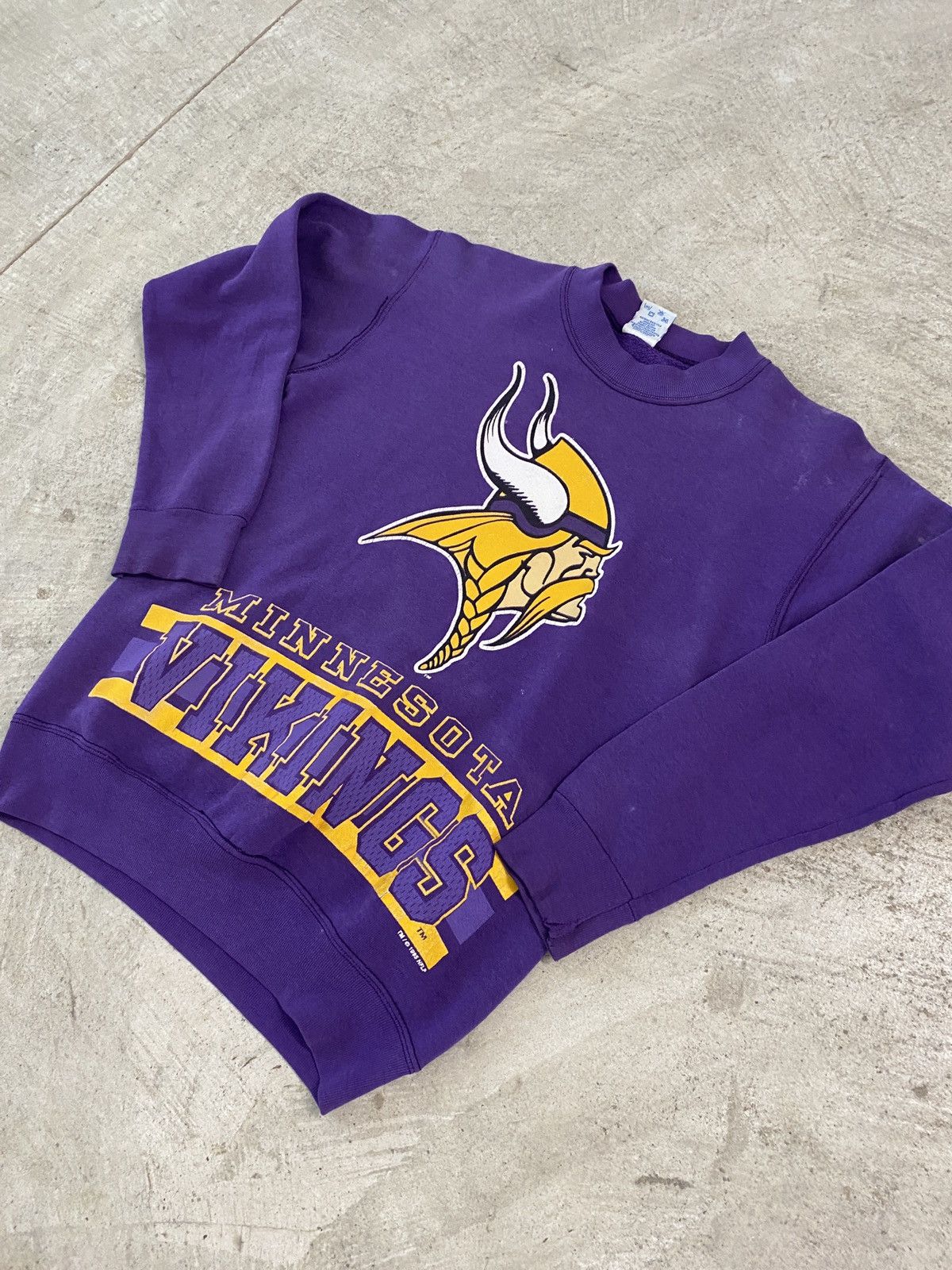 Salem Sportswear Salem Sports NFL Minnesota Vikings Crewneck Size US M / EU 48-50 / 2 - 1 Thumbnail