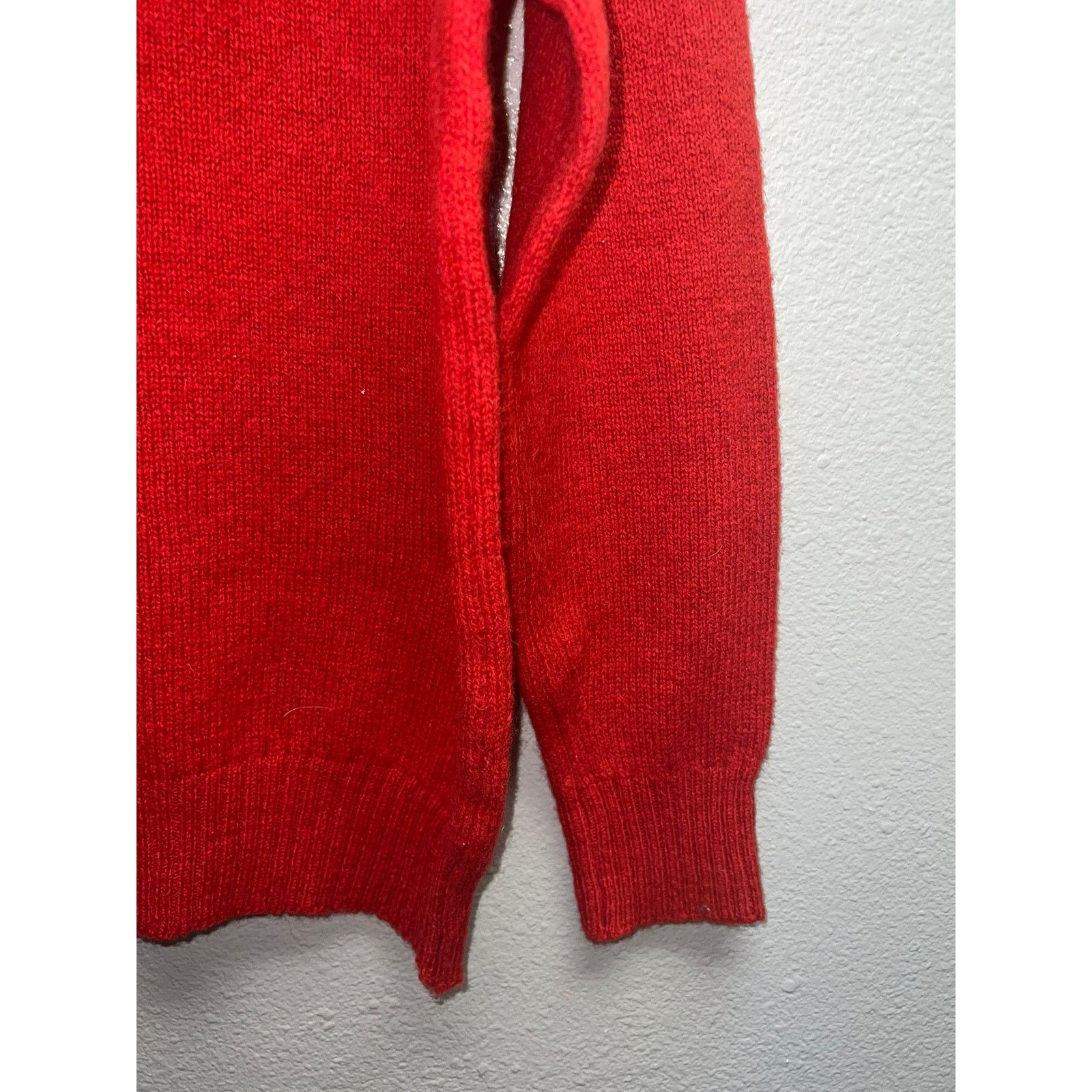 Vintage Vintage Red Wool Sweater Cooper & Roe Nottingham England L Size US L / EU 52-54 / 3 - 8 Thumbnail