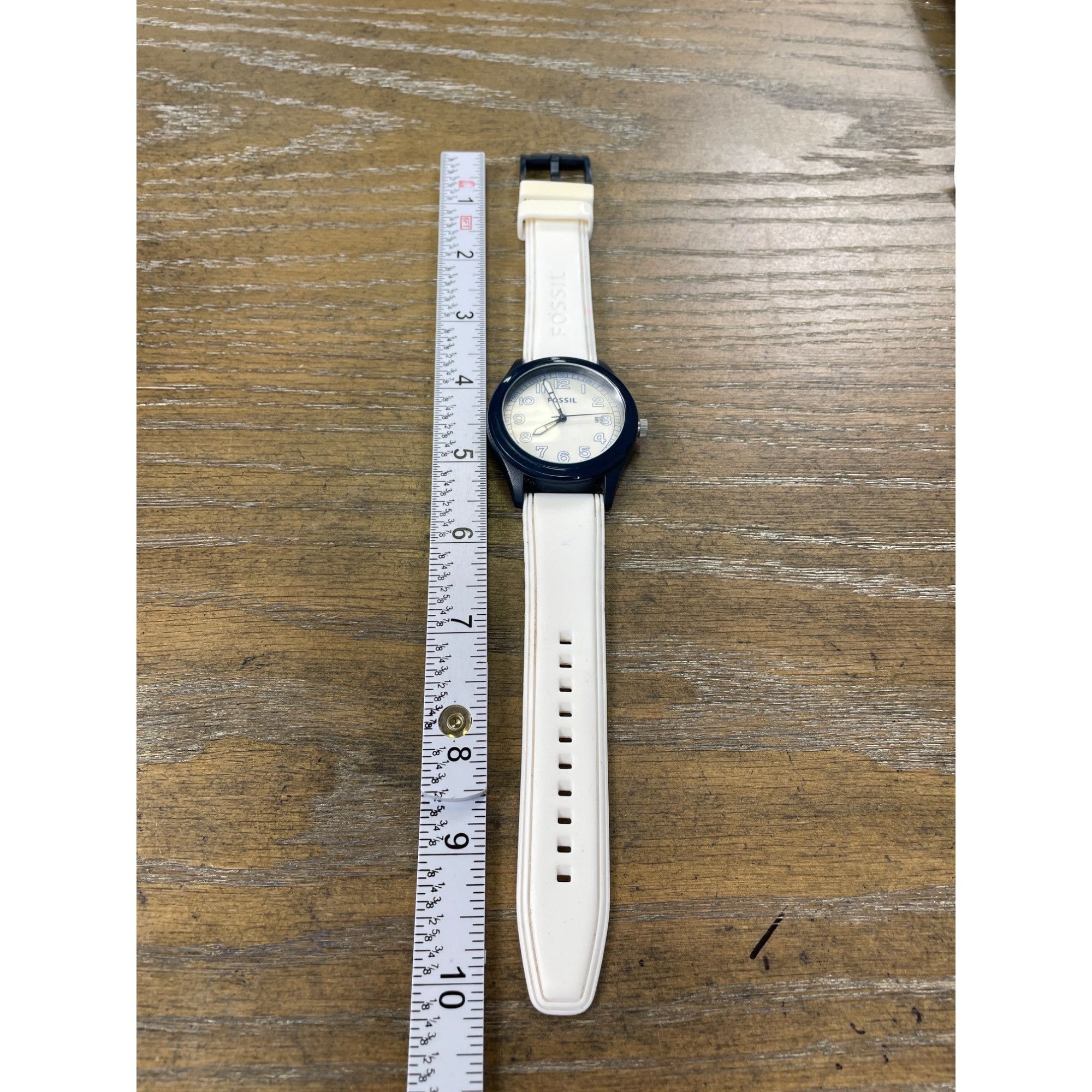 Fossil Fossil Mens white black quartz watch in good working conditi Size ONE SIZE - 3 Thumbnail