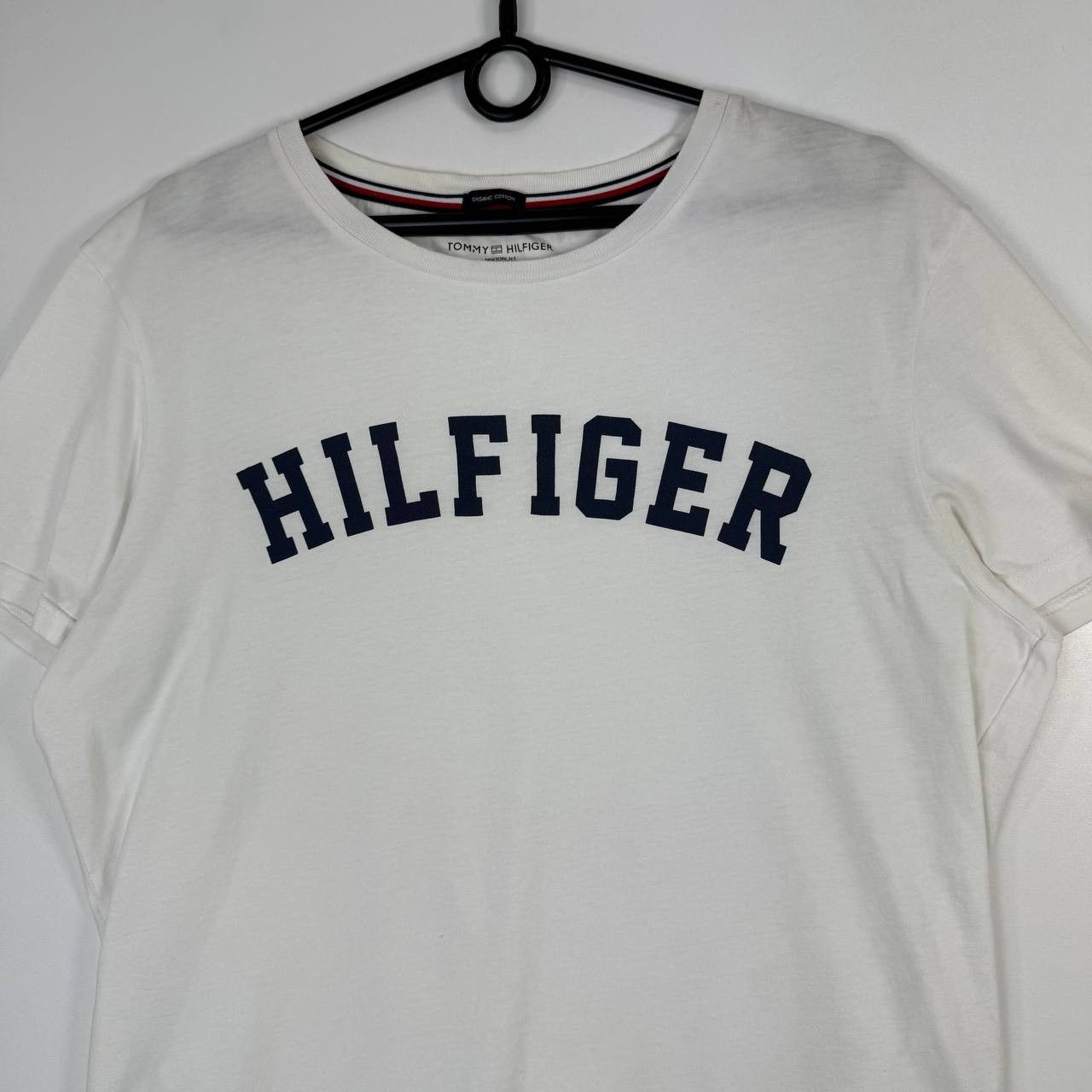 Tommy Hilfiger Tommy Hilfiger Logo T-Shirt White Mens Size L Size US L / EU 52-54 / 3 - 2 Thumbnail