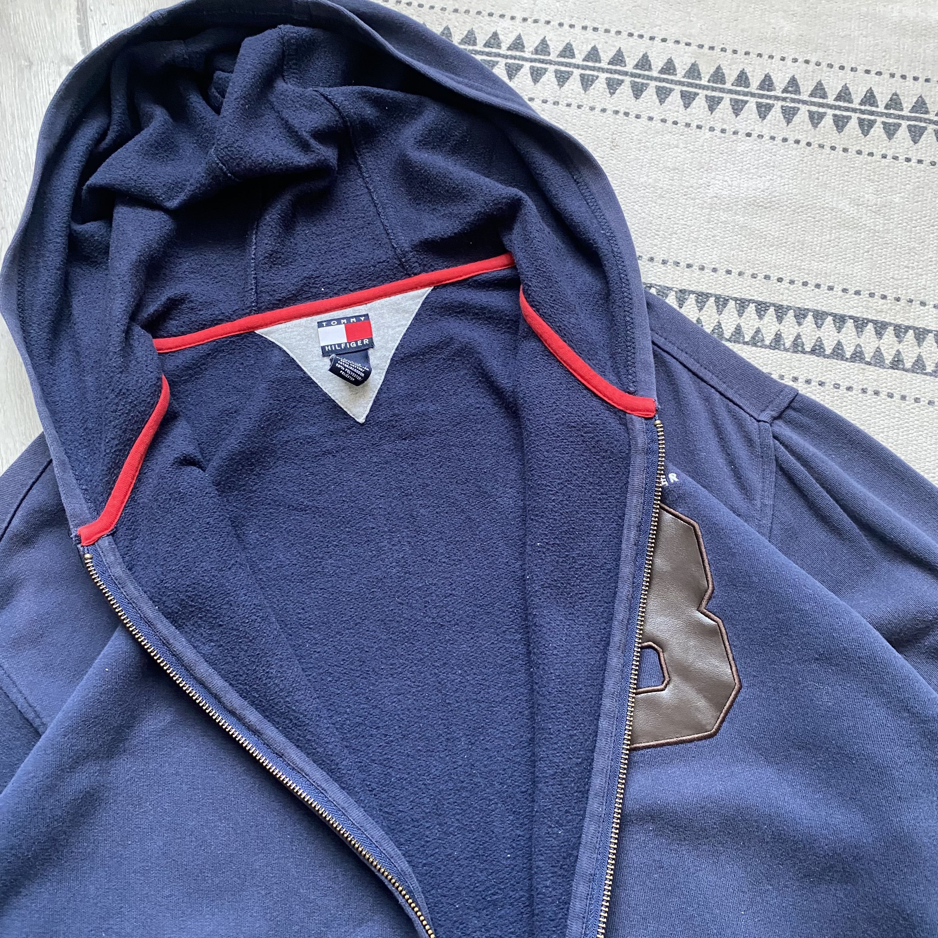 Tommy Hilfiger Vintage Faded Tommy Hilfiger zip hoodie Size US XL / EU 56 / 4 - 8 Thumbnail