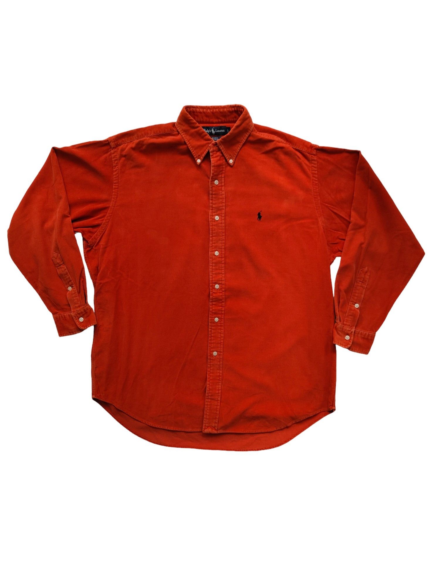 Ralph Lauren Ralph Lauren Orange Corduroy Shirt Size US L / EU 52-54 / 3 - 1 Thumbnail