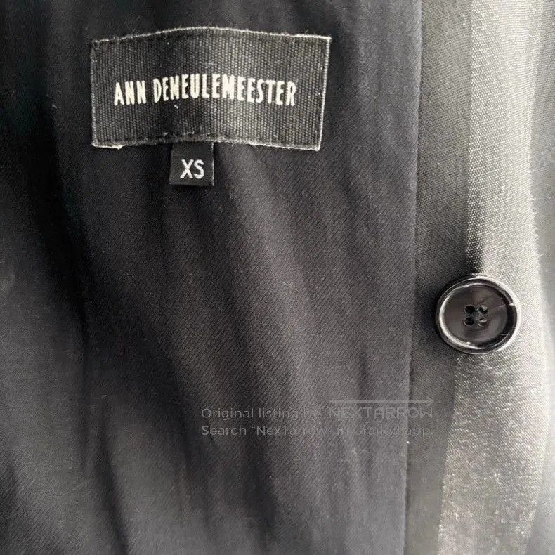 Ann Demeulemeester Ann Demeulemeester 2017AW Striped Coat XS. Size US XS / EU 42 / 0 - 7 Thumbnail