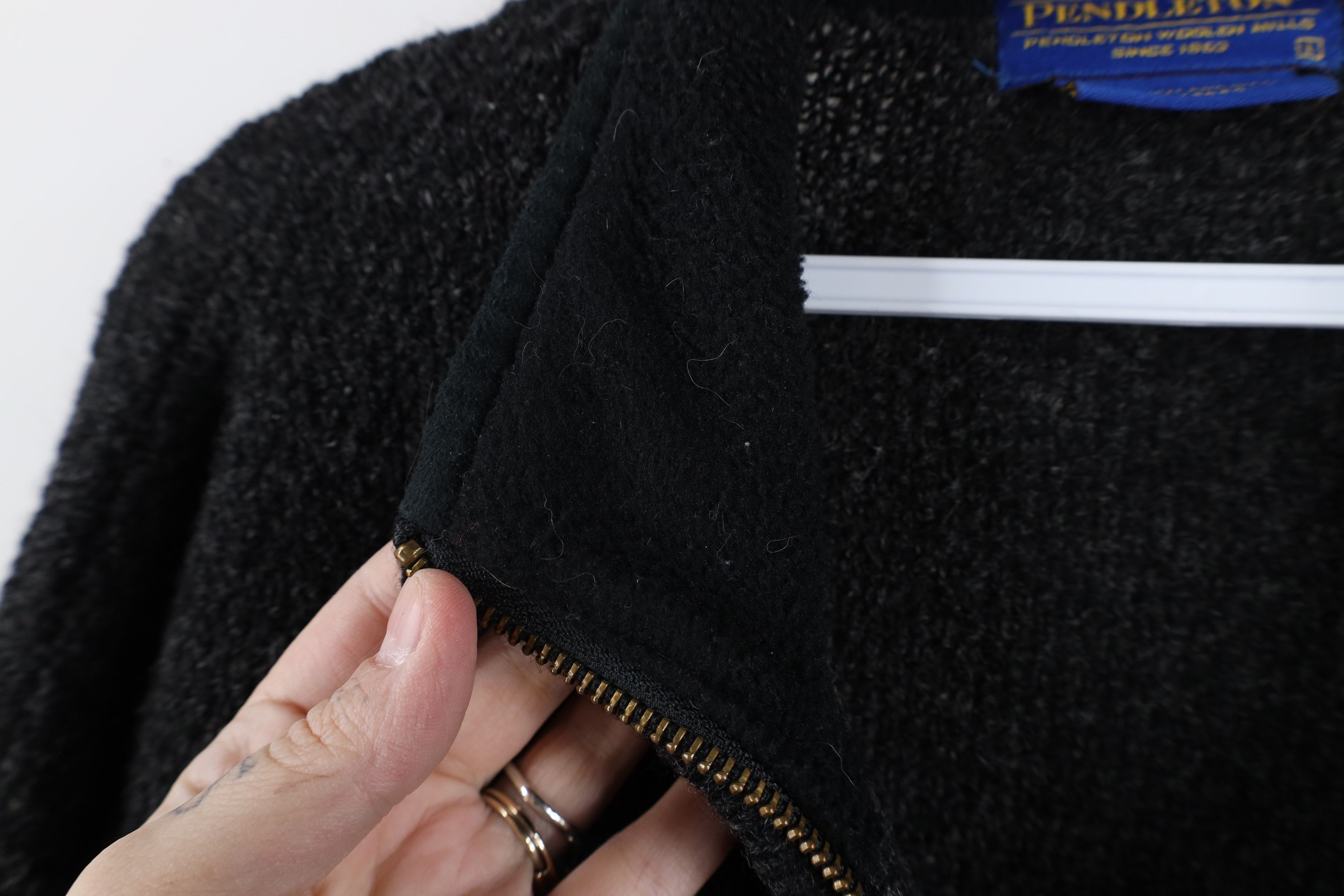 Pendleton × Vintage Vintage Pendleton Shetland Knit Full Zip Cardigan Sweater Size US L / EU 52-54 / 3 - 6 Thumbnail