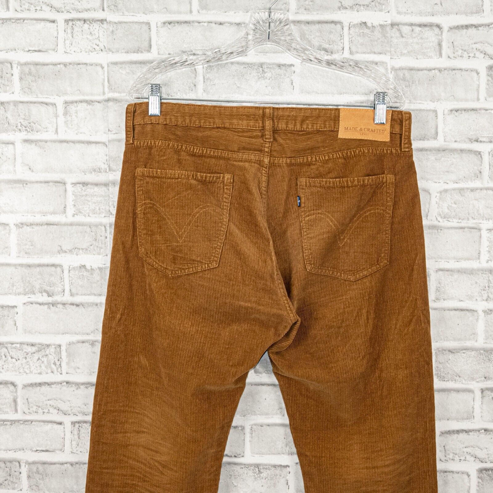 Levi's Levi's MADE & CRAFTED Tack Slim Corduroy Jean Pants Brown Size US 34 / EU 50 - 5 Thumbnail
