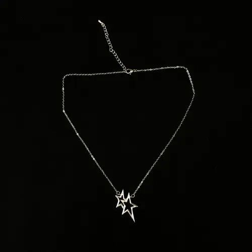 VIBE Crystal Star Necklace Pop Chain Jewelry Size ONE SIZE - 3 Thumbnail