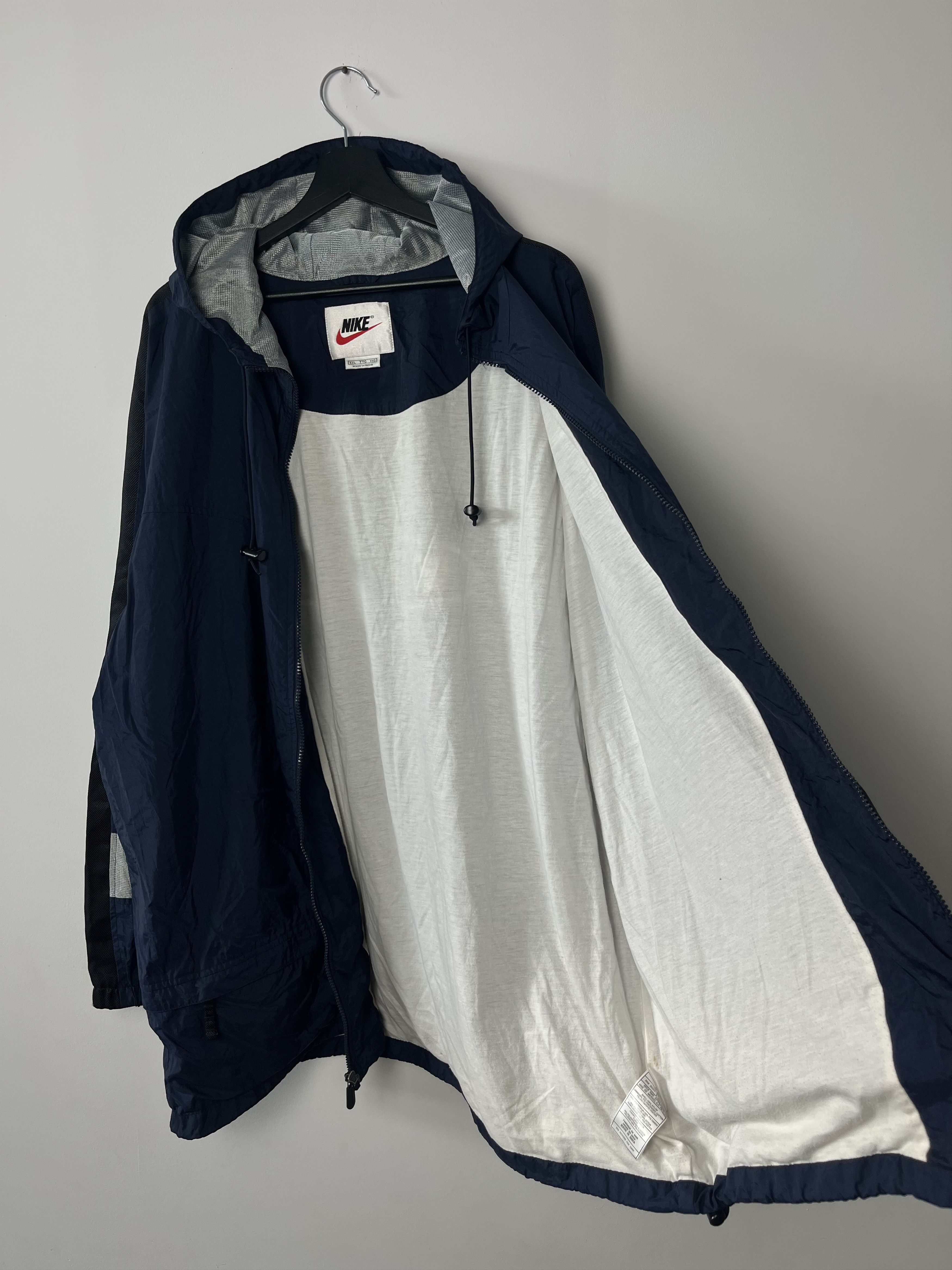 Nike × Vintage Nike Windbreaker Zip Up Lined Jacket Size XXL Blue Size US XXL / EU 58 / 5 - 8 Thumbnail