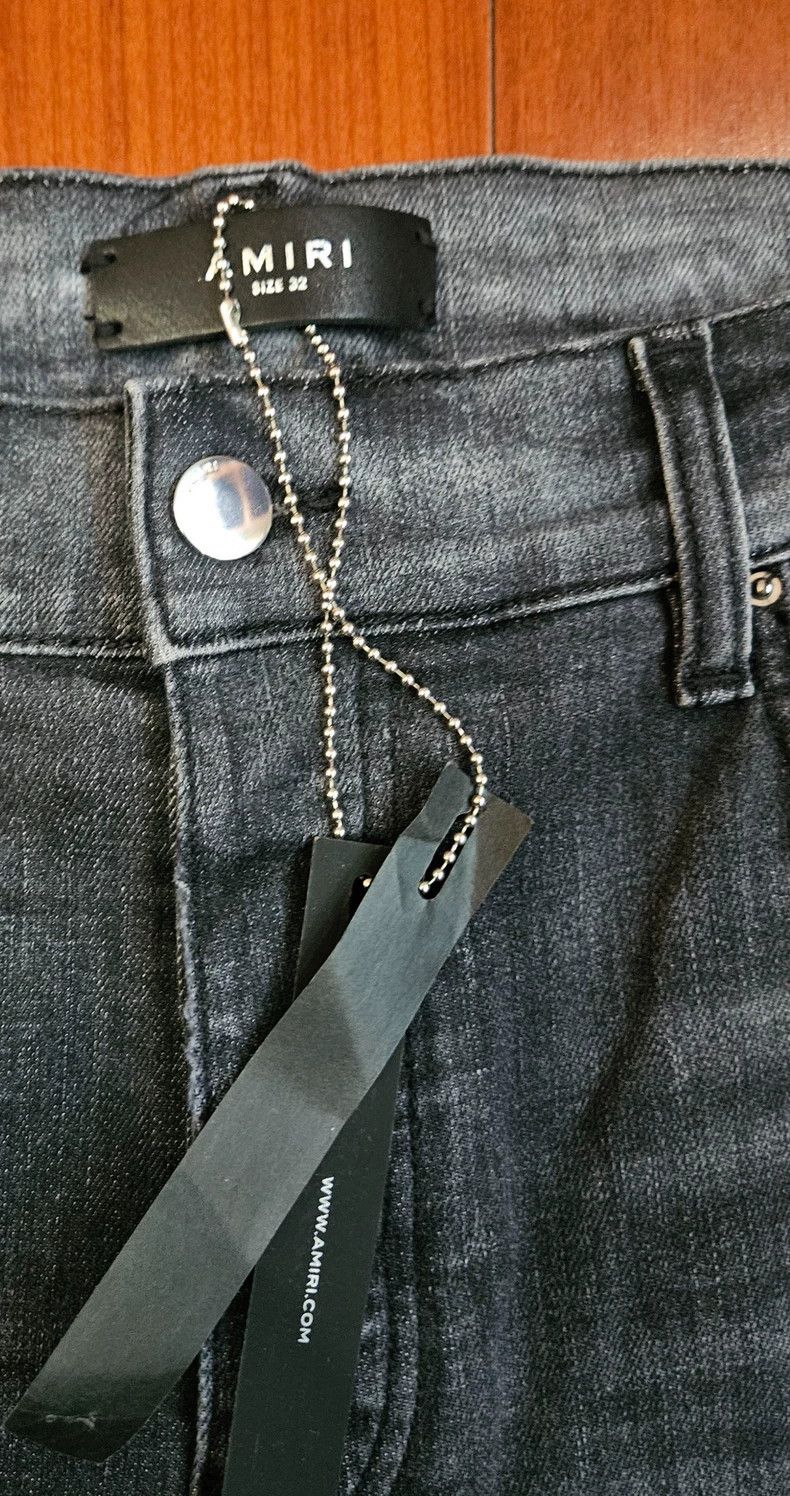 Amiri Amiri vintage dark grey denim jeans Size US 32 / EU 48 - 3 Thumbnail