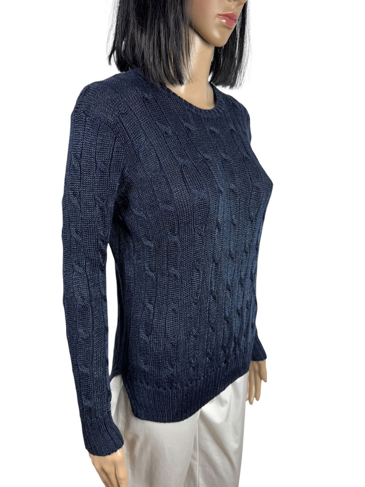 Polo Ralph Lauren Polo Ralph Lauren Knit Sweater Cable Lurex Cotton size XS Size XS / US 0-2 / IT 36-38 - 5 Thumbnail