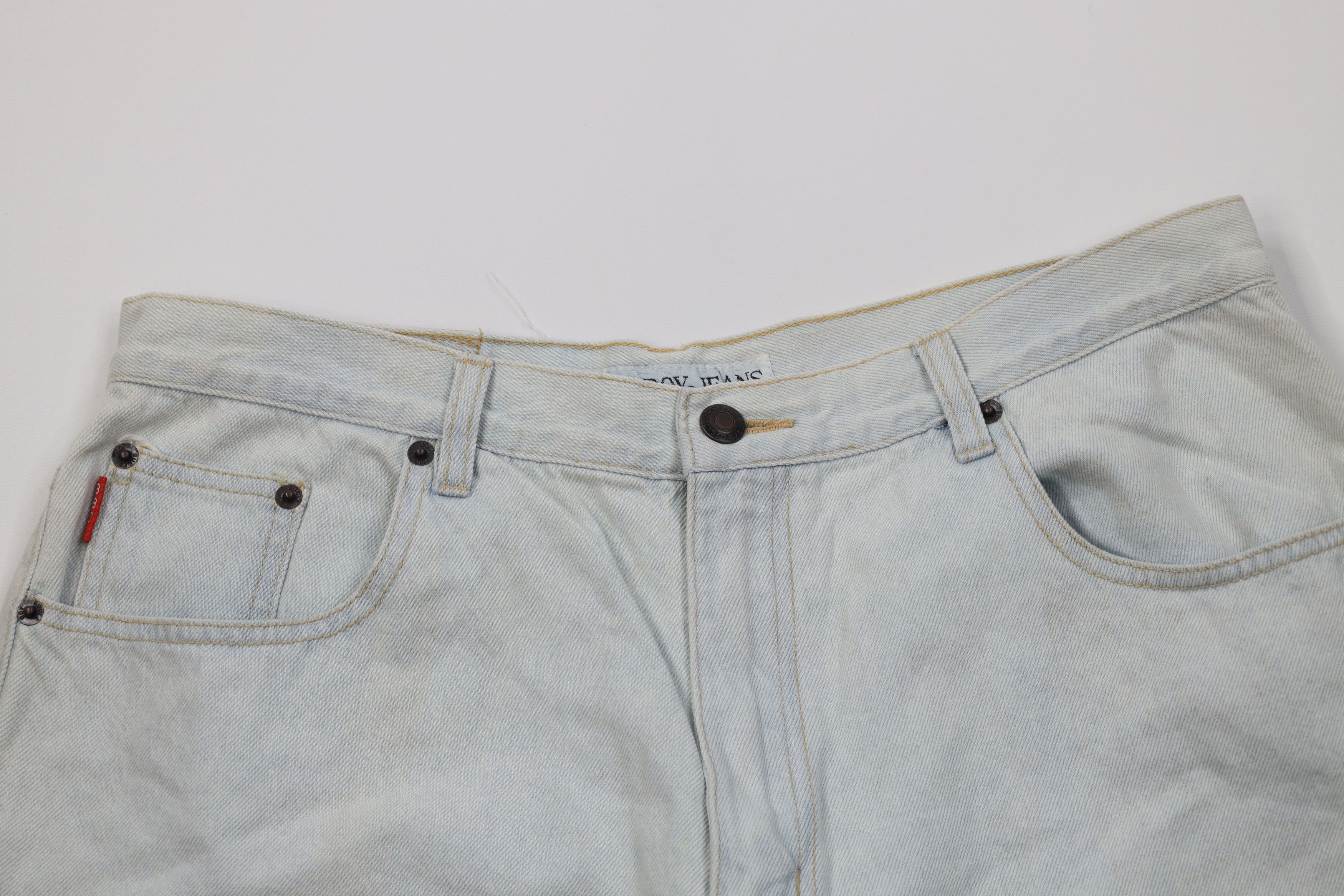 Vintage Vintage 90s Streetwear Baggy Relaxed Fit Denim Jean Shorts Size US 34 / EU 50 - 2 Thumbnail