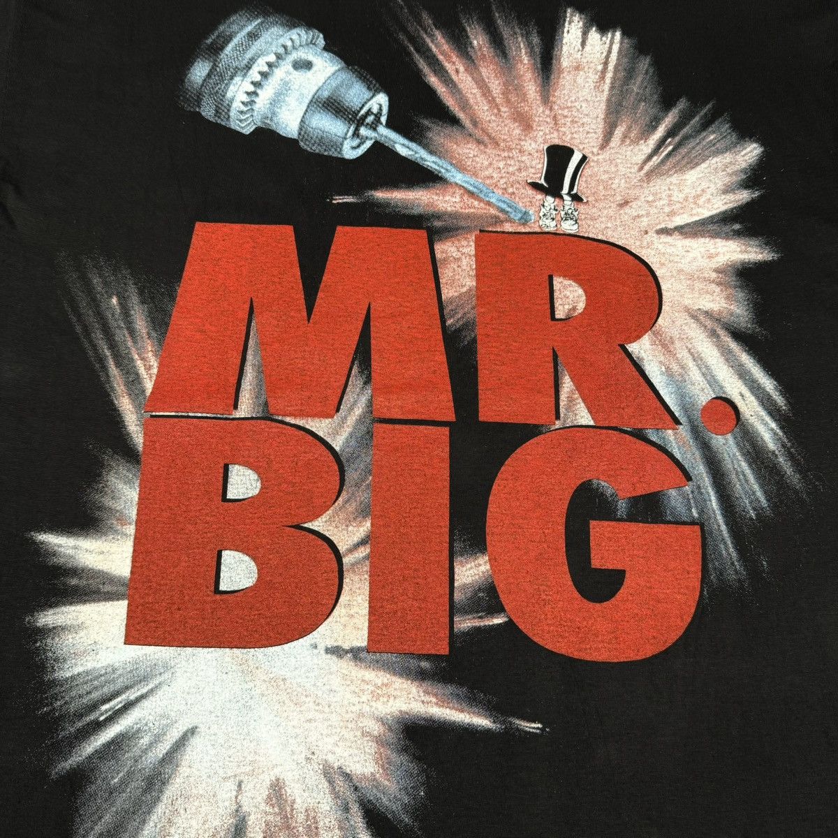 Band Tees Vintage 90s Mr. Big ‘Drill’ Empire Euro All Over T Shirt Size US L / EU 52-54 / 3 - 5 Thumbnail