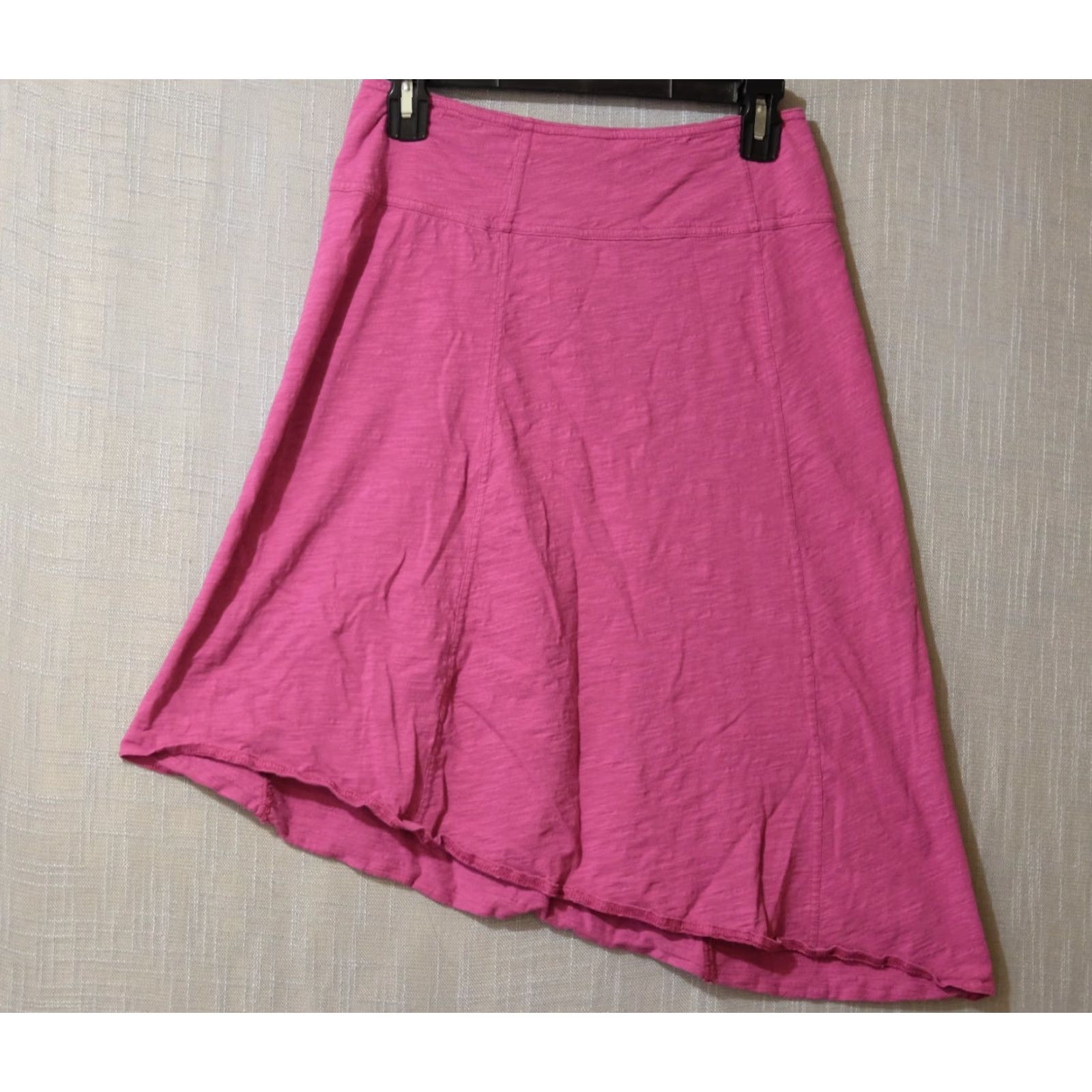 Prana PrAna Skirt Womens S Raspberry 100% Cotton Asymmetric Side A-Line #A13-3 Size 28" / US 6 / IT 42 - 5 Thumbnail