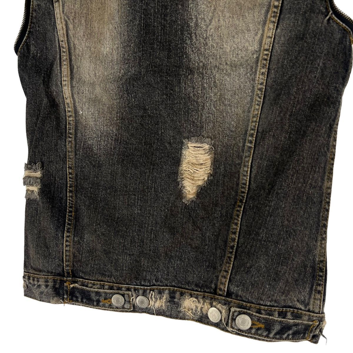 Hysteric Glamour 🔥Biker Vest Denim Jacket Fuga Japan Made Size US S / EU 44-46 / 1 - 10 Thumbnail