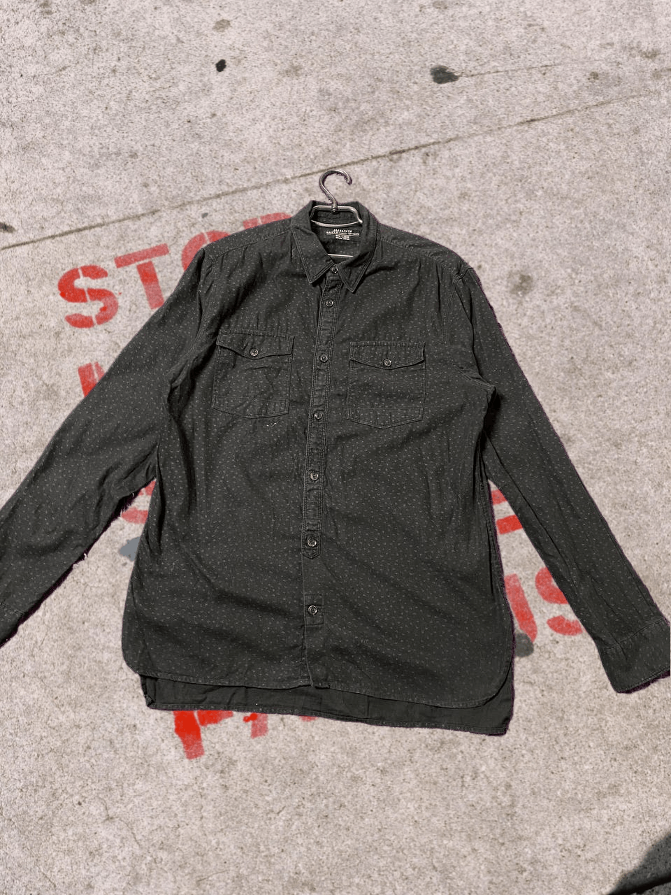 Allsaints STREETWEAR Allsaints designer logo PRINT shirt Size US L / EU 52-54 / 3 - 1 Thumbnail