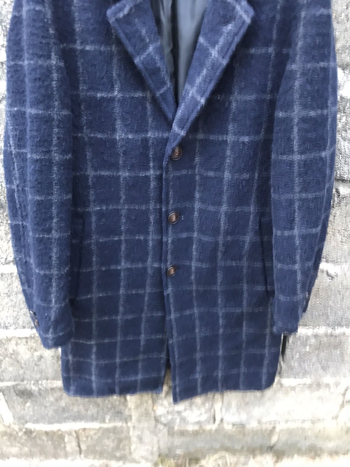 URBAN RESEARCH DOORS 🌟Urban Research Doors Flannel Wool Long Coat Size US M / EU 48-50 / 2 - 4 Thumbnail