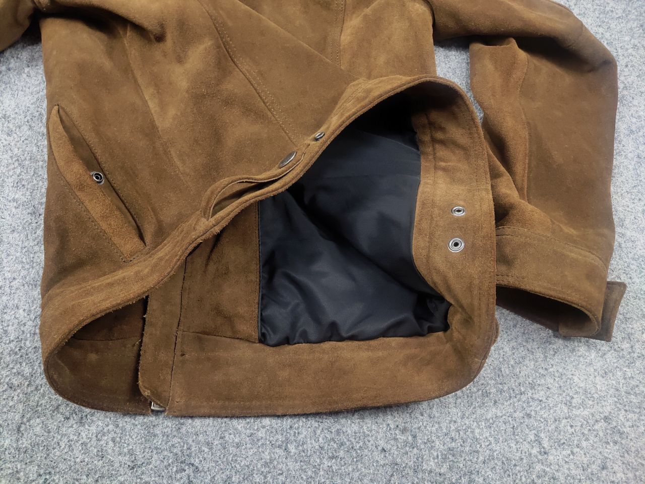 Superdry Superdry Premium suede leather tan Brown Zip British Jacket Size US XL / EU 56 / 4 - 11 Thumbnail