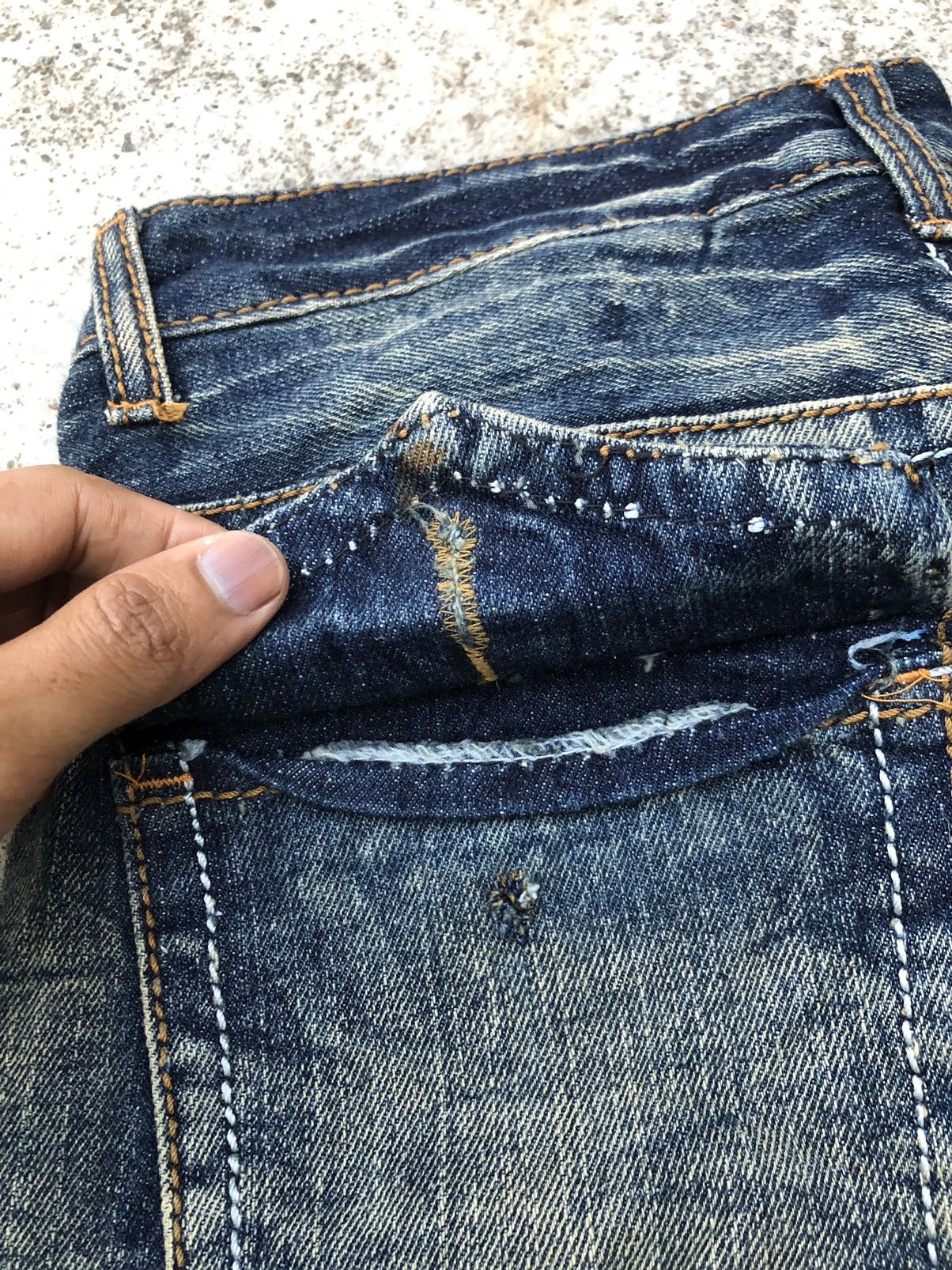 Other BOOTCUT RUSTY DISTRESSED DENIM Size US 30 / EU 46 - 6 Thumbnail