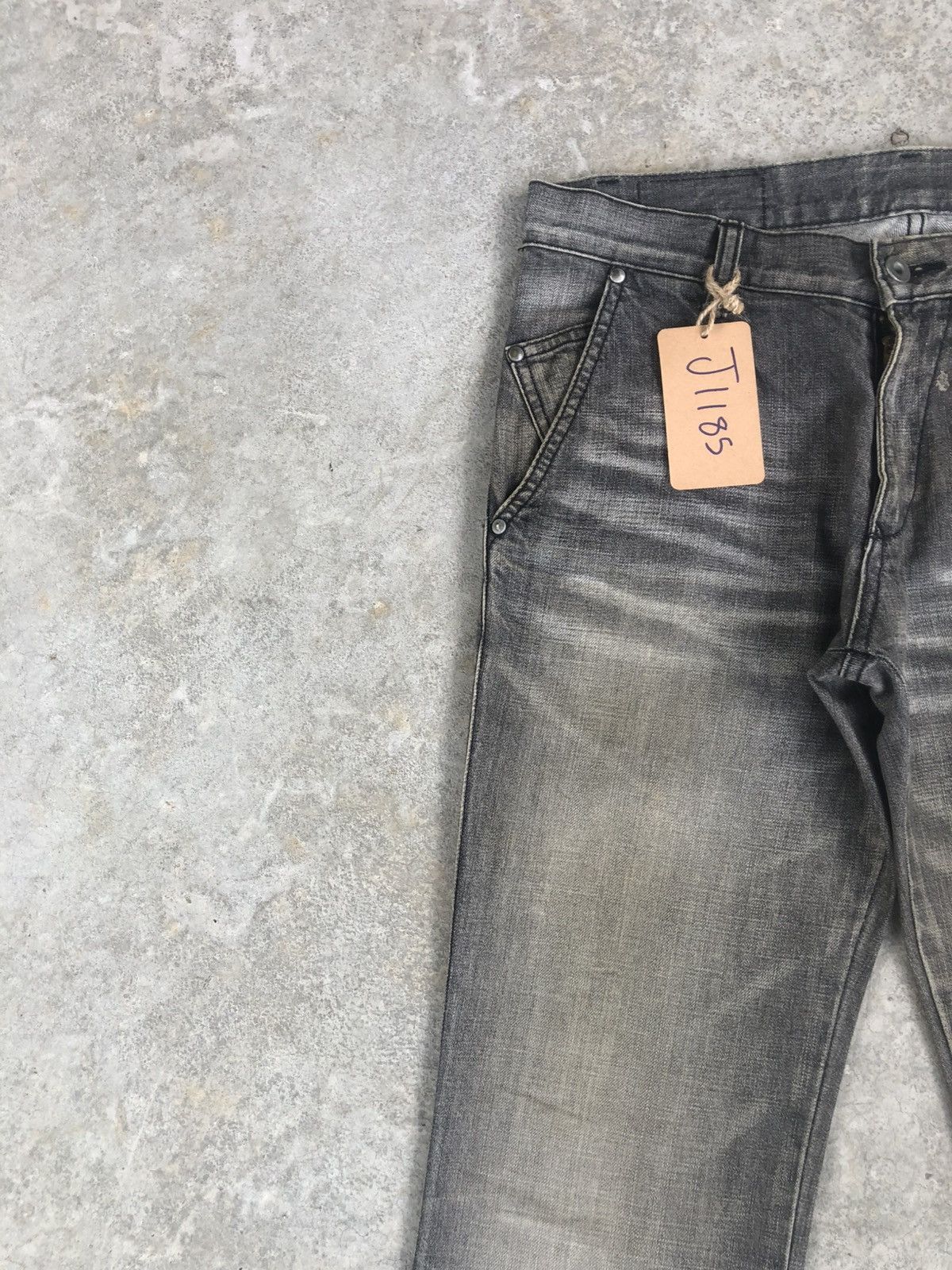 If Six Was Nine Japanese Abahouse Flared Jeans Mud Wash Distressed Jeans Size US 30 / EU 46 - 4 Thumbnail