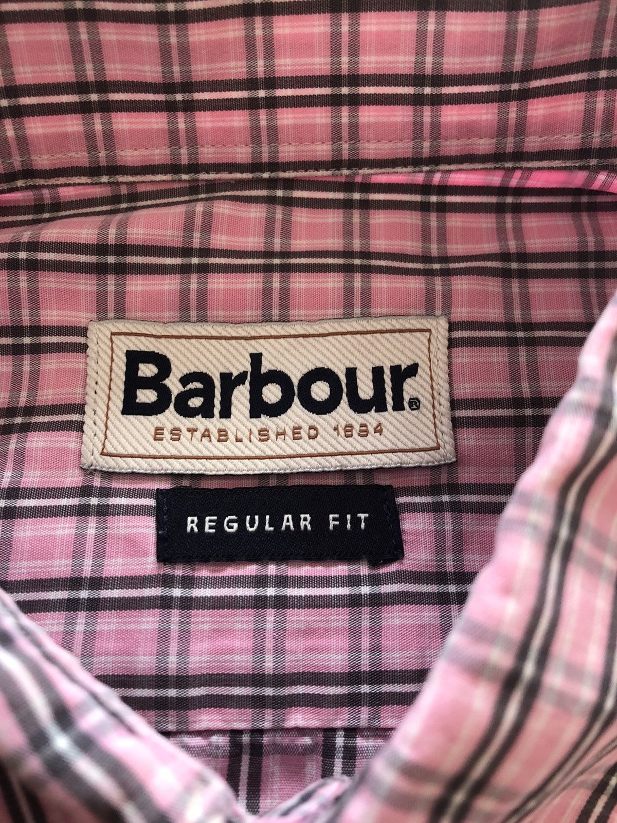 Barbour BARBOUR VINTAGE REGULAR FIT CLASSIC CASUAL BUTTON UP SHIRT Size US L / EU 52-54 / 3 - 2 Thumbnail