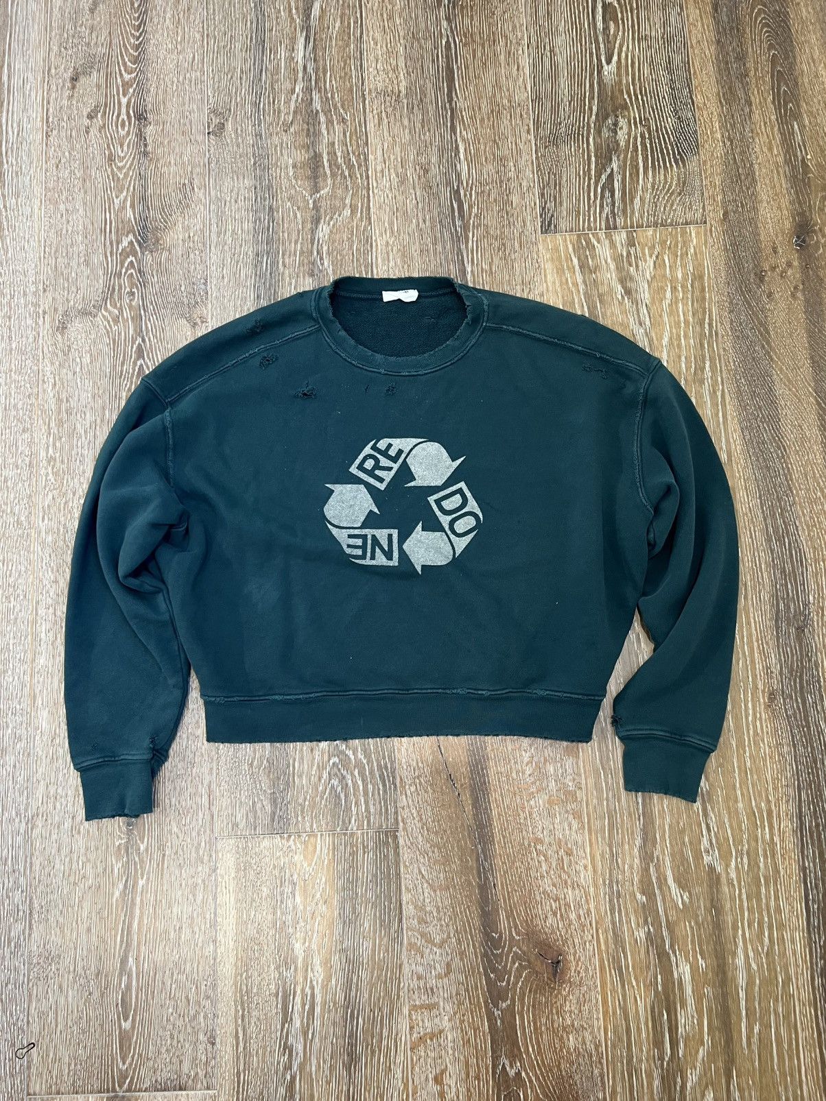RE/DONE Redone recycle distressed sweater Size S / US 4 / IT 40 - 1 Thumbnail