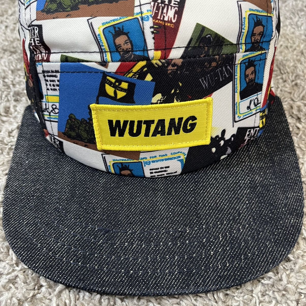 Wu-Tang Clan 🔴Wu-Tang 5 Panel Hat Discography Rare WuTang Cap Rza Gza Size ONE SIZE - 2 Thumbnail