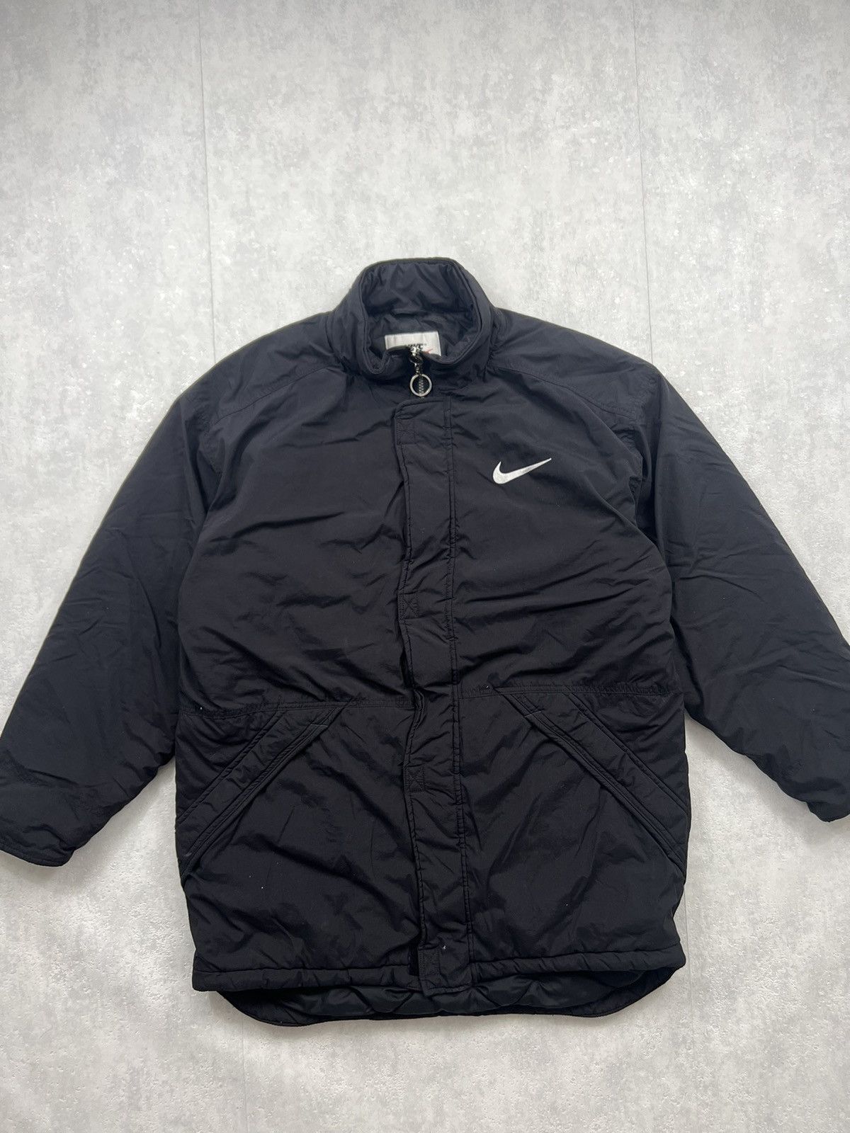 Nike 00’s NIKE RETRO RARE BIG SWOOSH LOGO Y2K DOWN PUFFER JACKET Size US S / EU 44-46 / 1 - 2 Thumbnail