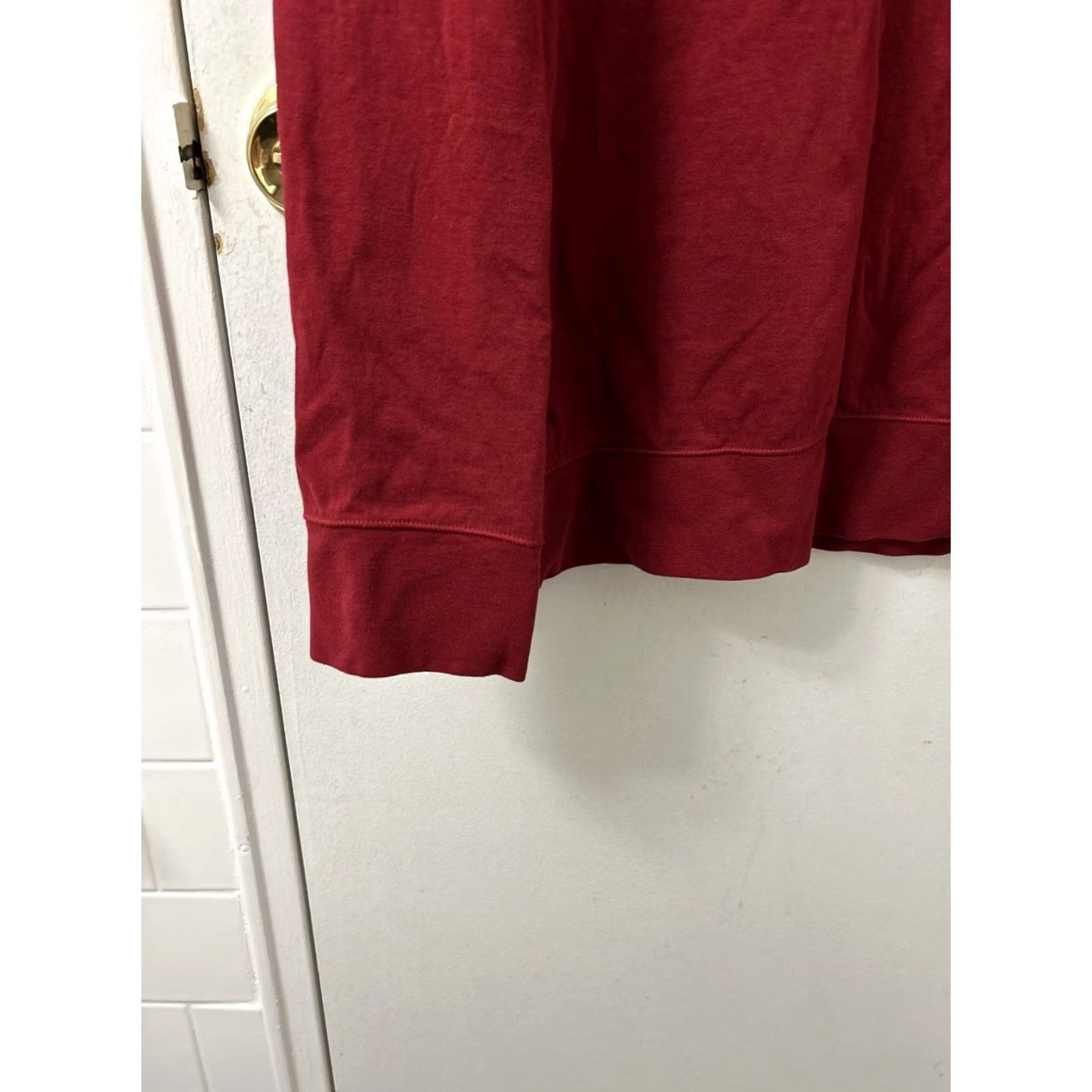Polo Ralph Lauren Polo Ralph Lauren Performance 1/4 Zip Mens XL Red Pullover Sweater Knit Mock Neck Logo Embroidered Pony L/S Regular Fit Vintage: No Size US XL / EU 56 / 4 - 5 Thumbnail