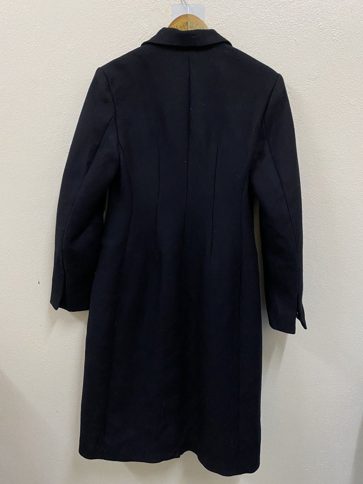 Cos Cos Black Wool Coat Jacket Size XS / US 0-2 / IT 36-38 - 3 Thumbnail