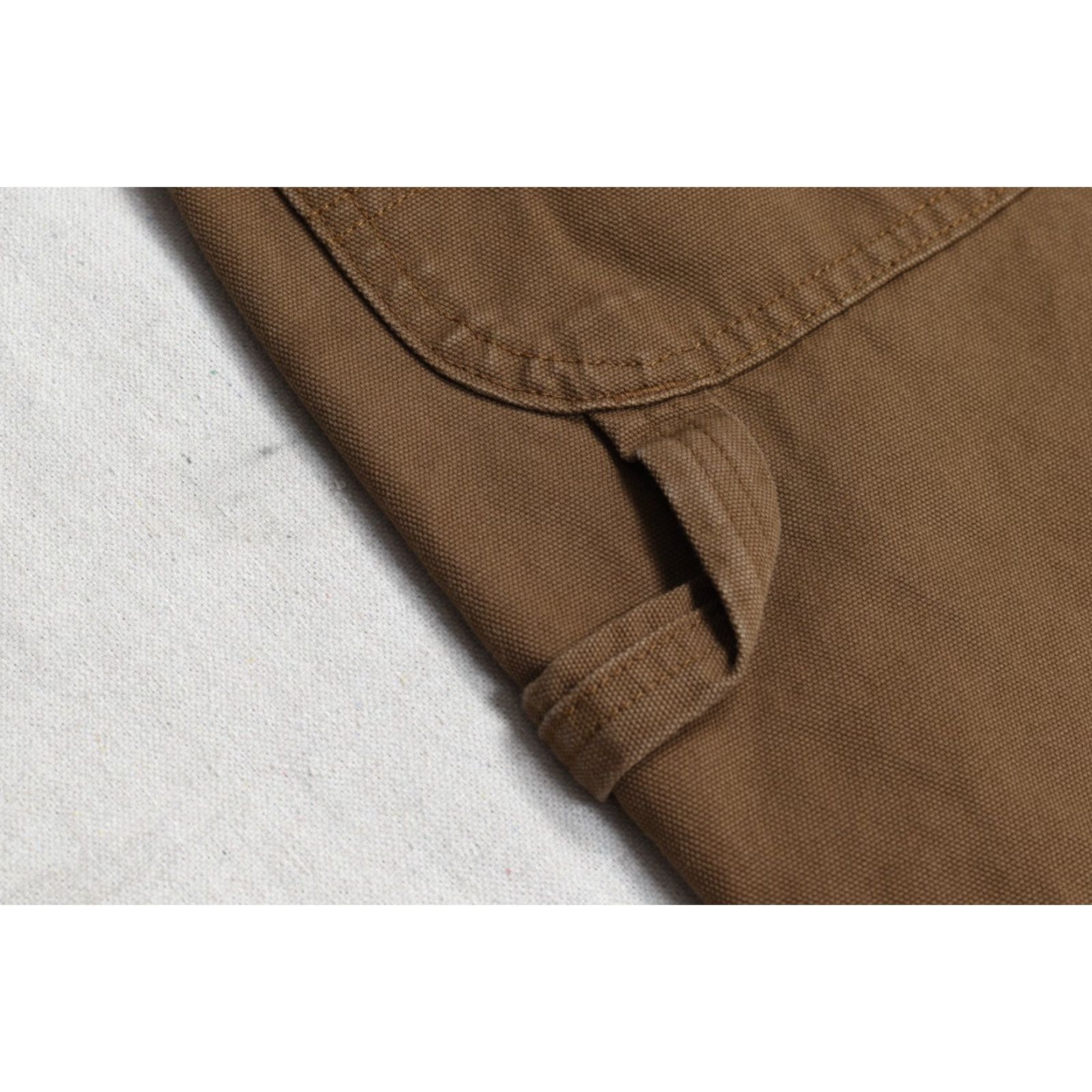 Dickies Dickies Men's Brown Duck Canvas Carpenter Pants Size 48x30 Regular Loose Fit Workwear Straight Leg Mens Brown 48x30 Size US 32 / EU 48 - 7 Thumbnail