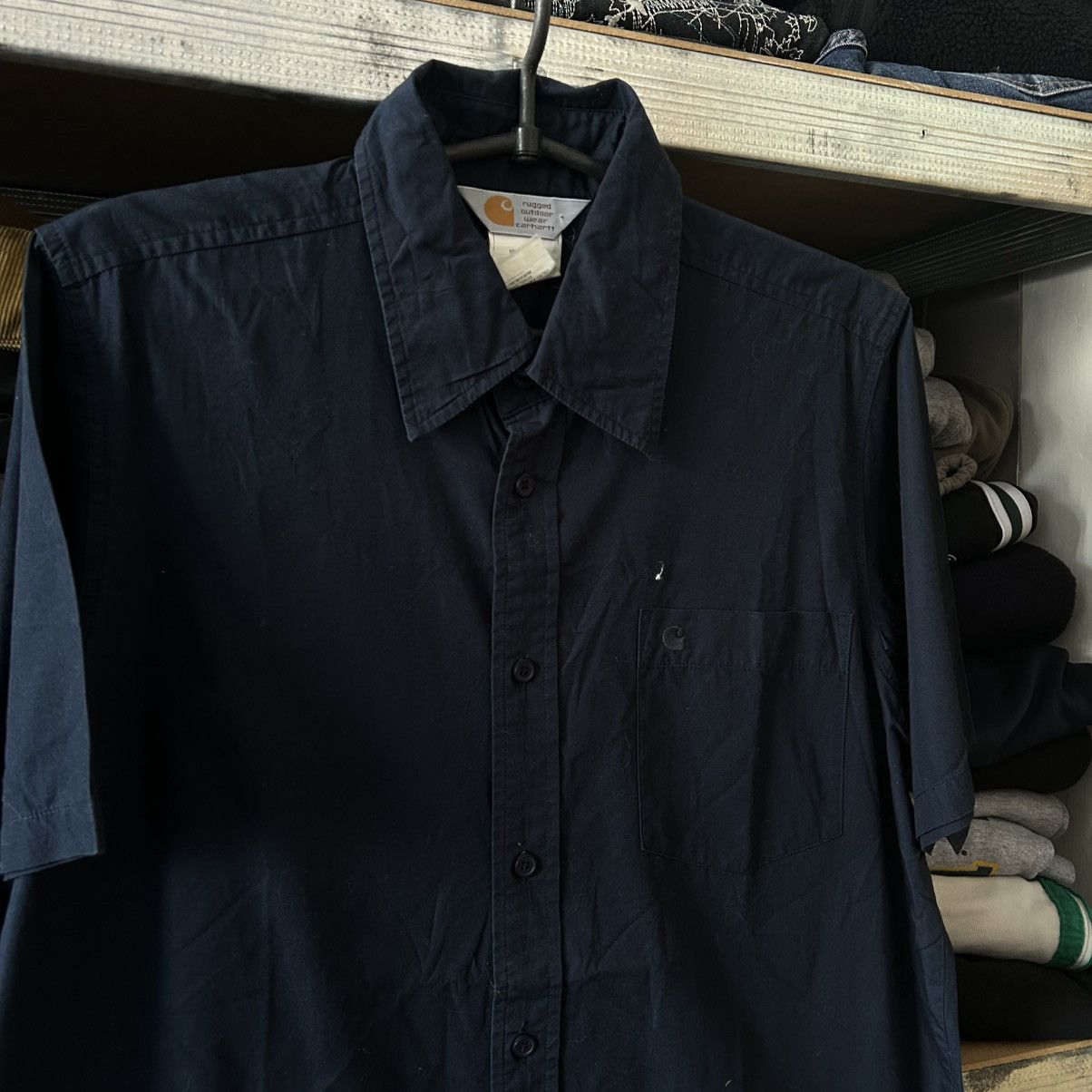 Carhartt Wip Vintage Carhartt Wip Small Logo Streetwear button up shirt Size US M / EU 48-50 / 2 - 2 Thumbnail
