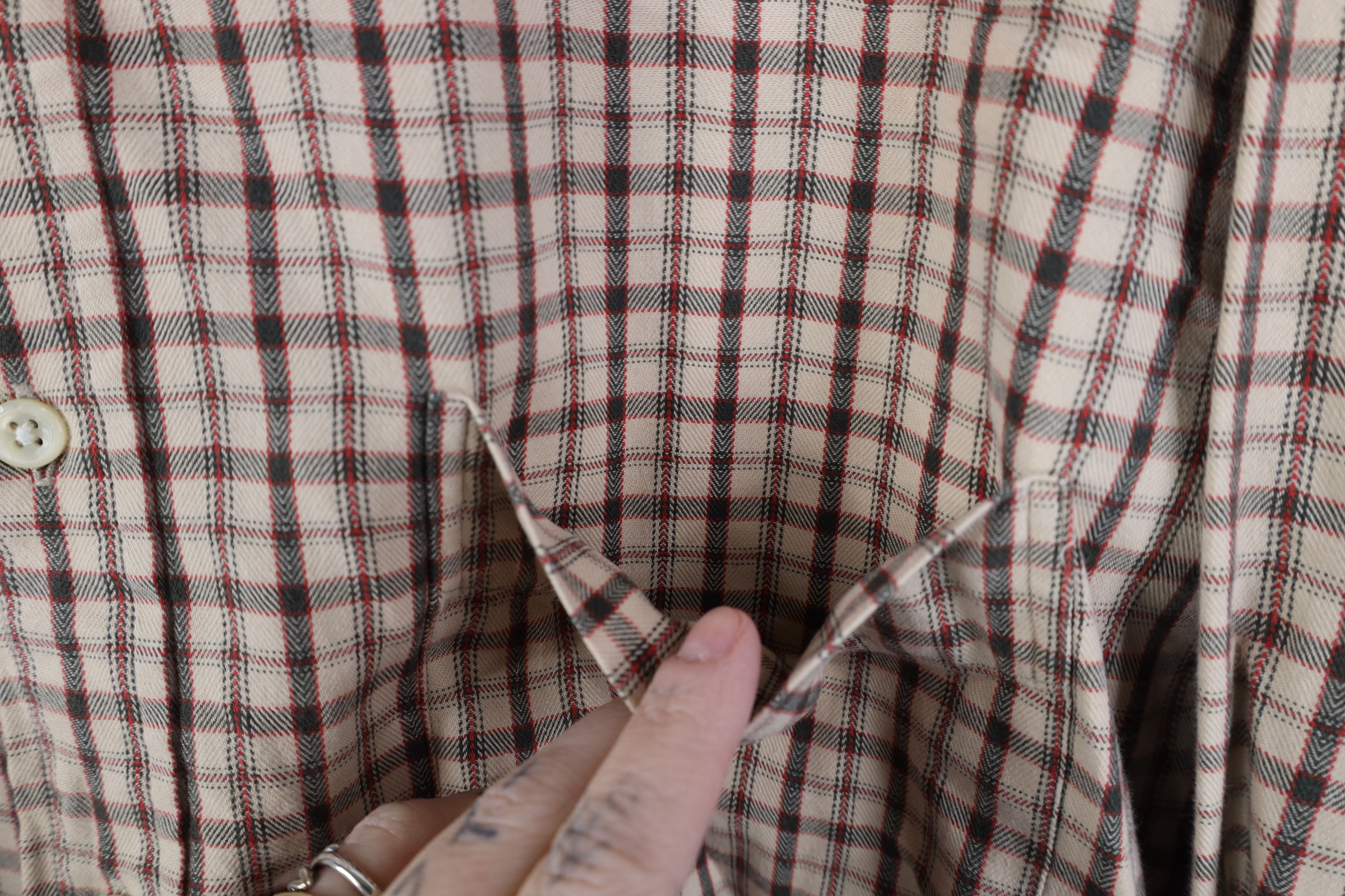 Ralph Lauren Vintage 90s Ralph Lauren Flannel Collared Button Down Shirt Size US XL / EU 56 / 4 - 5 Thumbnail