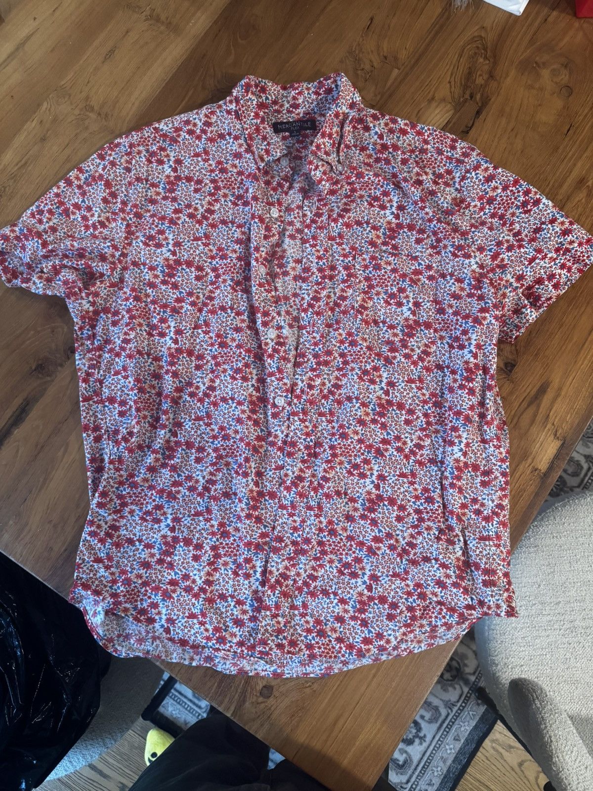 J.Crew J.Crew Floral Shirt Size US L / EU 52-54 / 3 - 1 Thumbnail