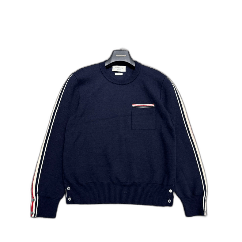 Thom Browne thom browne navy striped sweater Size US M / EU 48-50 / 2 - 1 Thumbnail