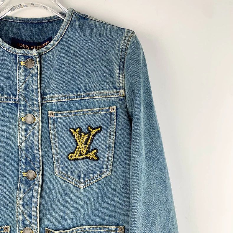 Louis Vuitton Louis Vuitton Nautical 25 Blue logo embroidered cotton sin Size XS / US 0-2 / IT 36-38 - 3 Thumbnail