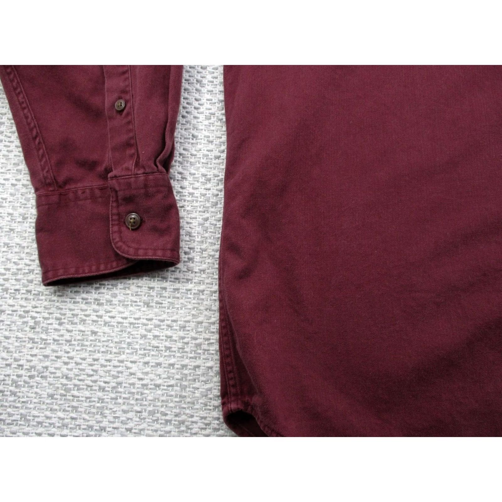 Chaps VINTAGE Chaps Shirt Mens Large Button-Down Crest Classic Preppy Dress Shirt Size 42R - 3 Thumbnail