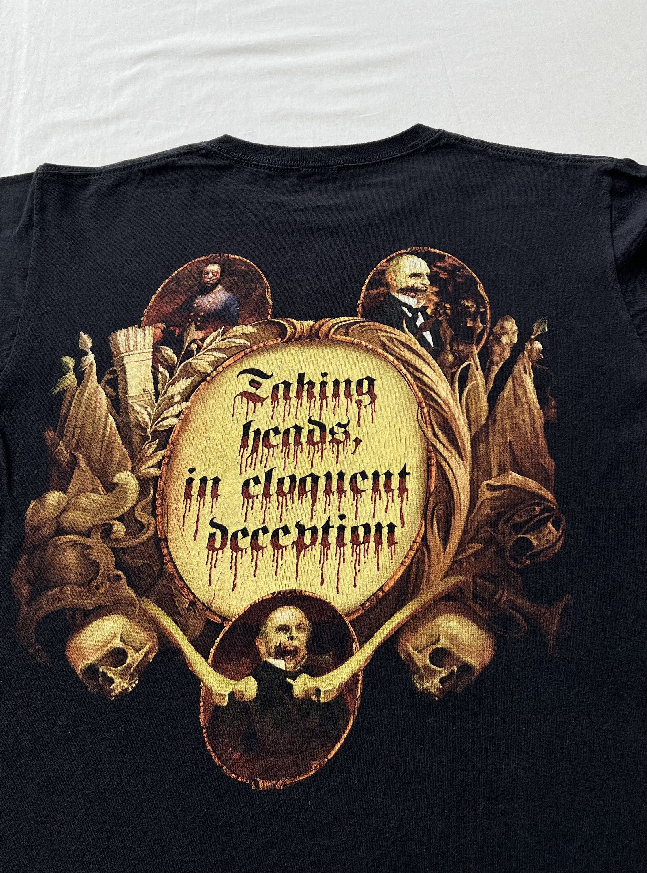 Band Tees Vintage 2000s Misery Index Heirs to Thievery Death Metal Size US M / EU 48-50 / 2 - 13 Thumbnail